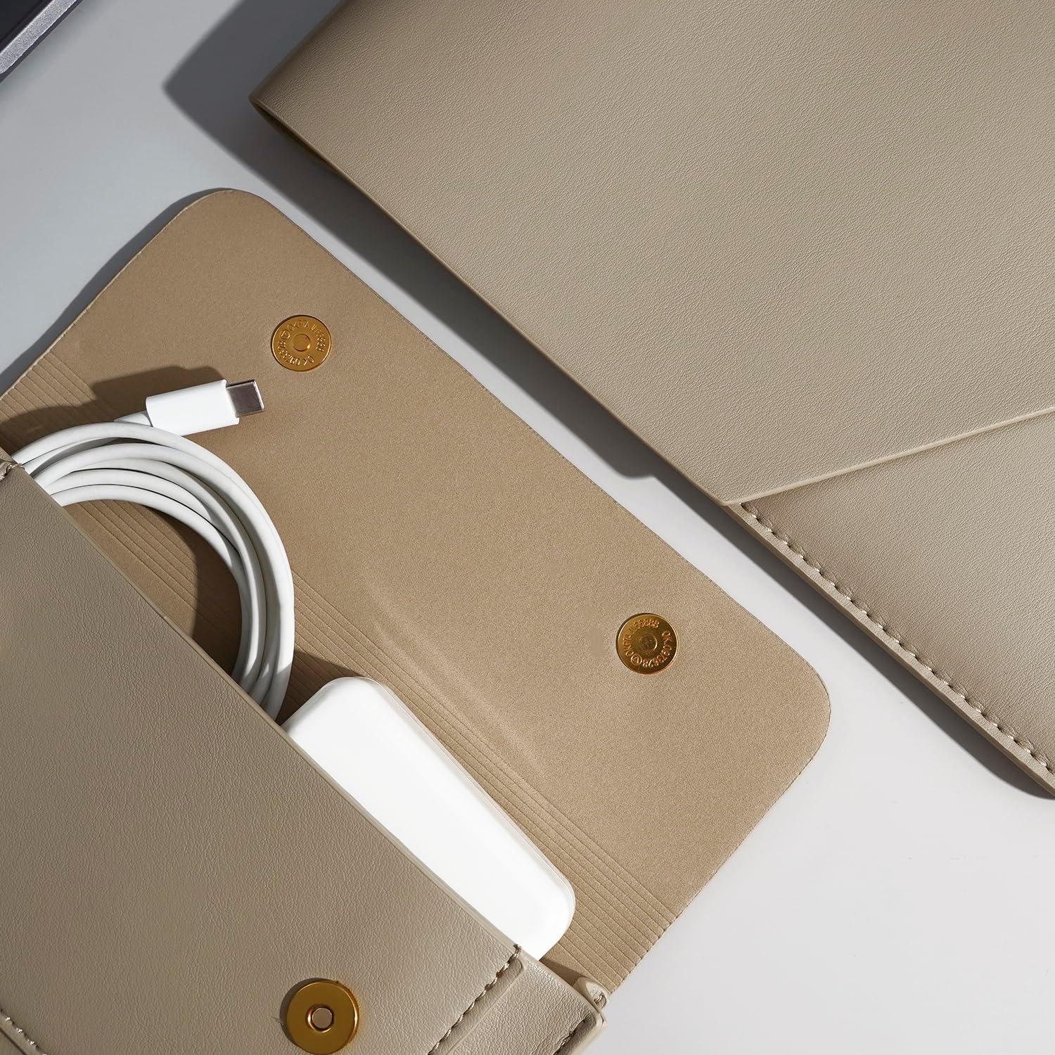 Funda para Laptop Benfan 13" Caqui con Estuche y Alfombrilla