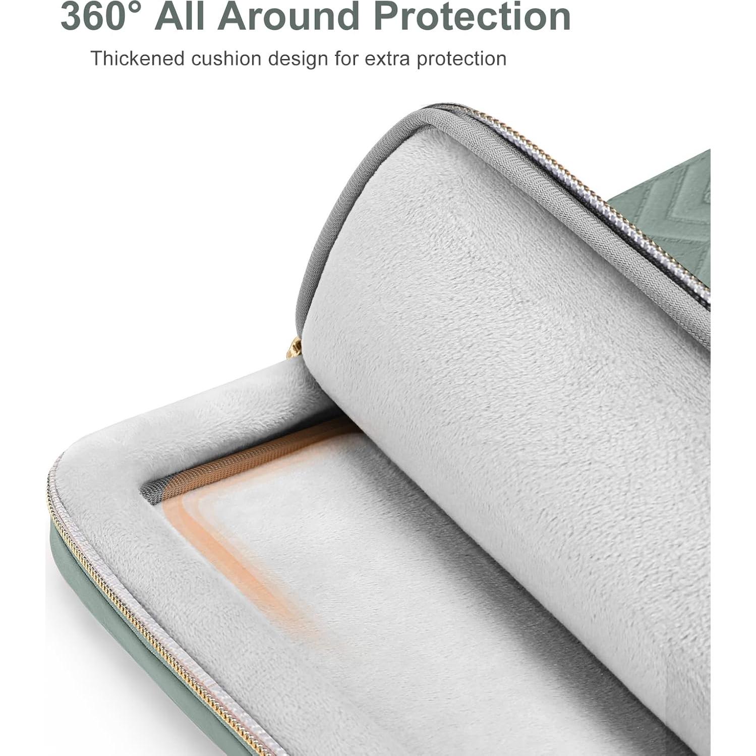 Funda Protectora MOSISO para Laptop 13.3" Verde Antiguo