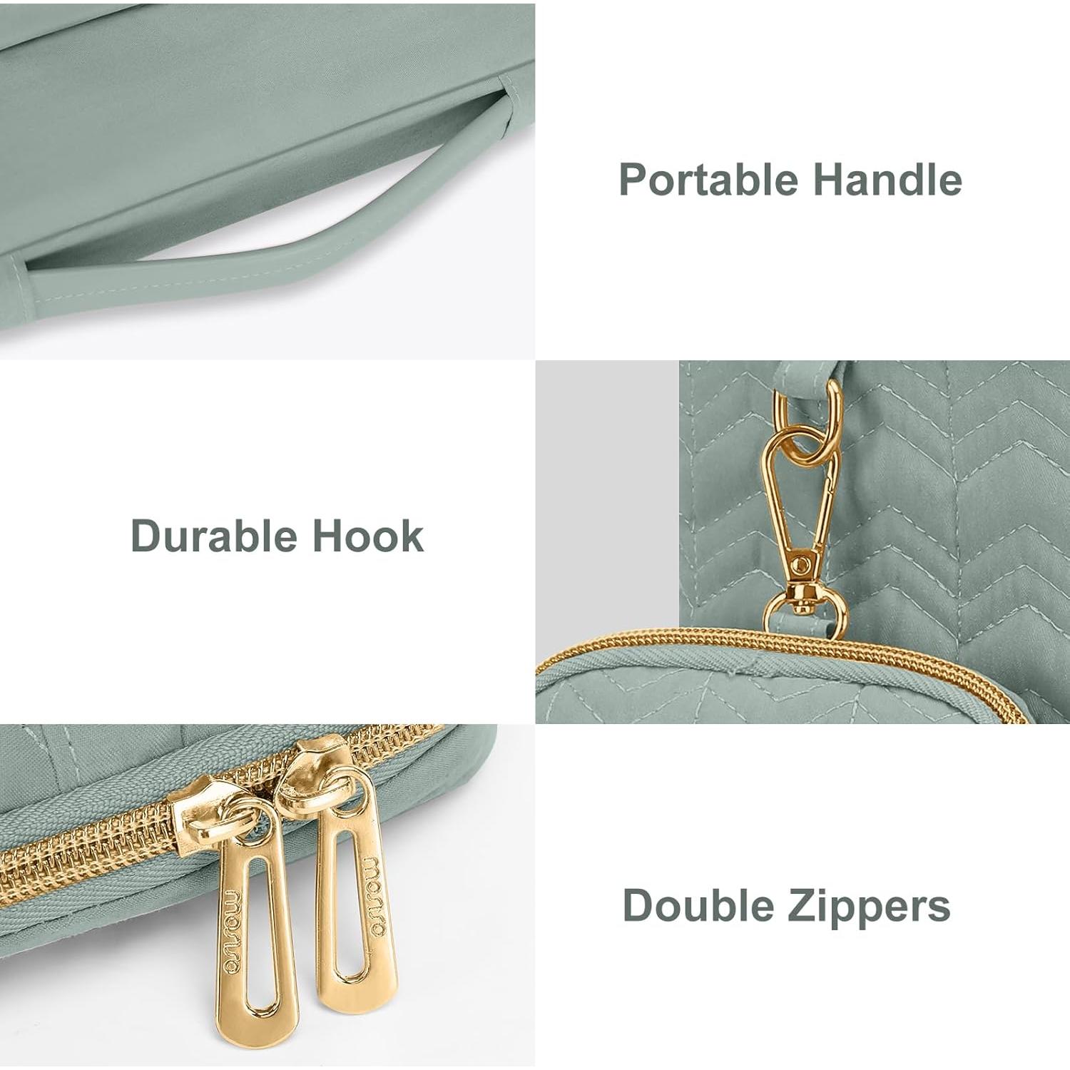 Funda Protectora MOSISO para Laptop 13.3" Verde Antiguo