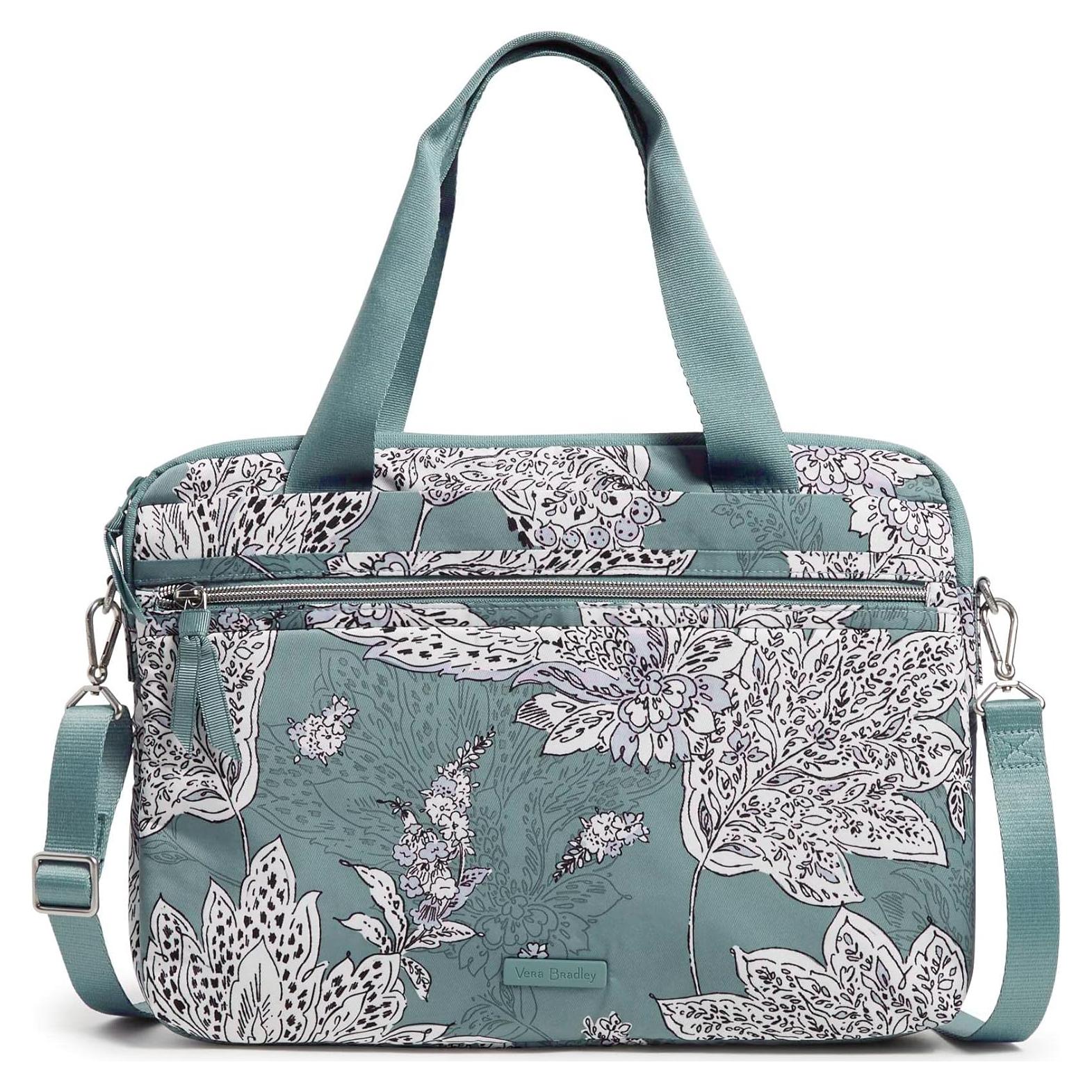 Organizador portátil Vera Bradley para mujeres - Lirio Tigre Azul Remo
