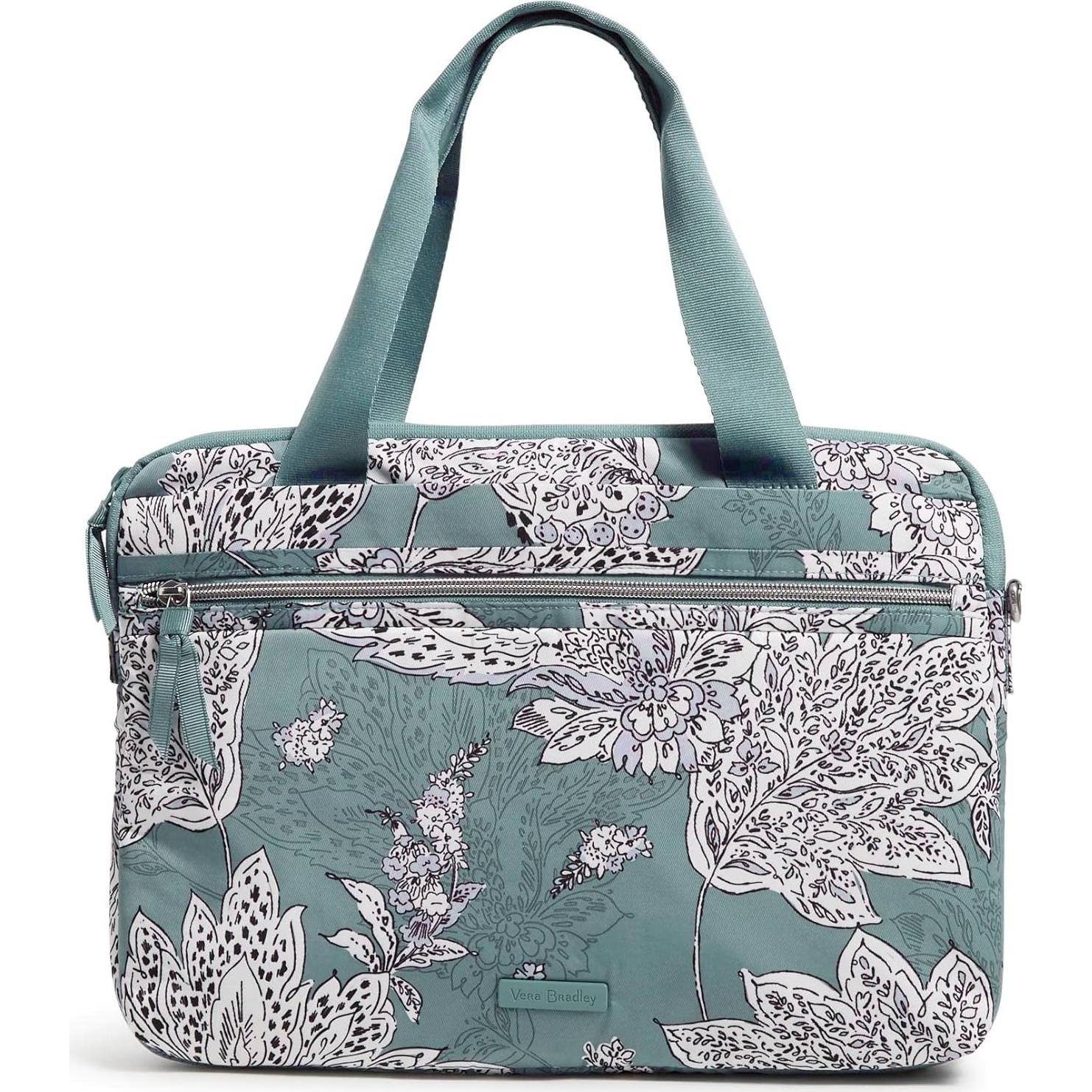 Organizador portátil Vera Bradley para mujeres - Lirio Tigre Azul Remo