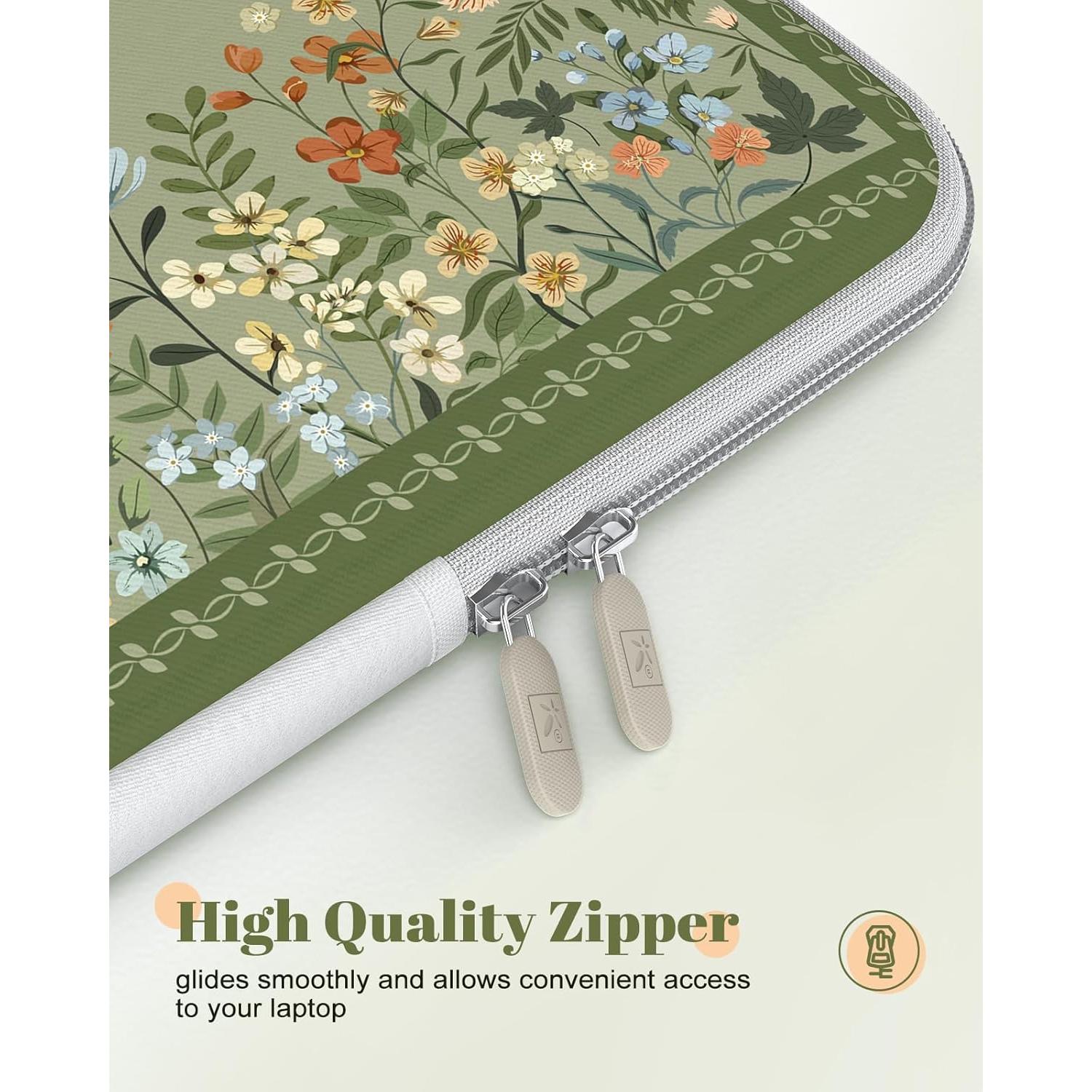 Funda para portátil iCasso 13" Verde - Protección Acolchada