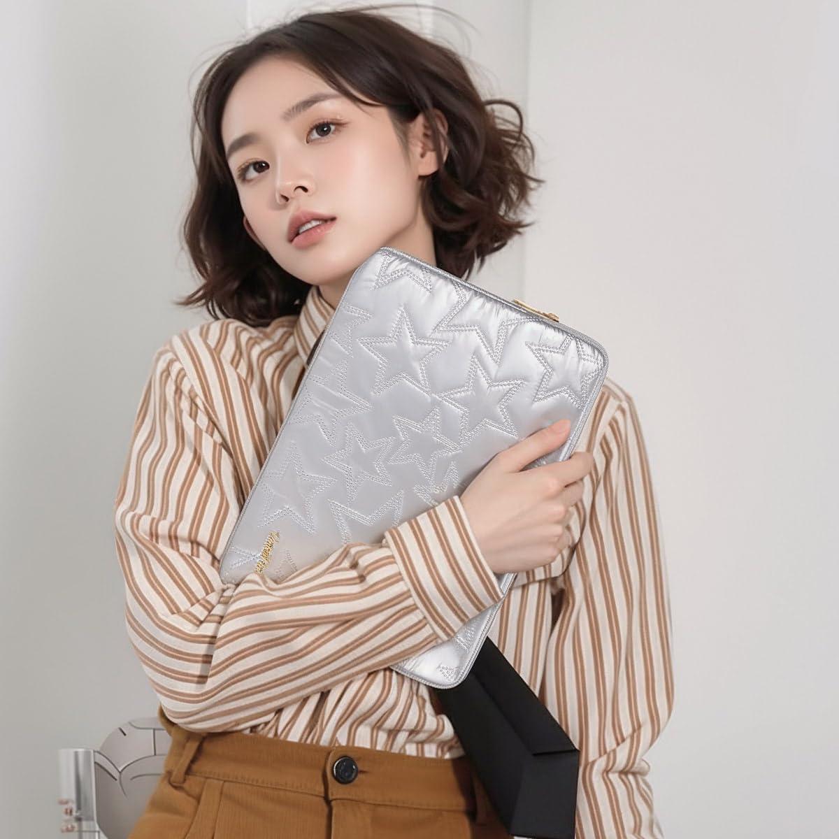 Funda acolchada para portátil 13" Vinterfint Plata