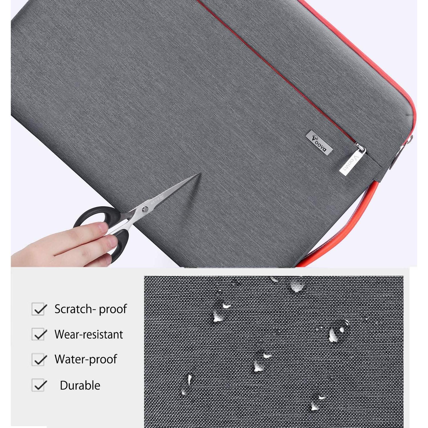 Funda para Laptop Voova 15.6" Gris Impermeable Slim 360°