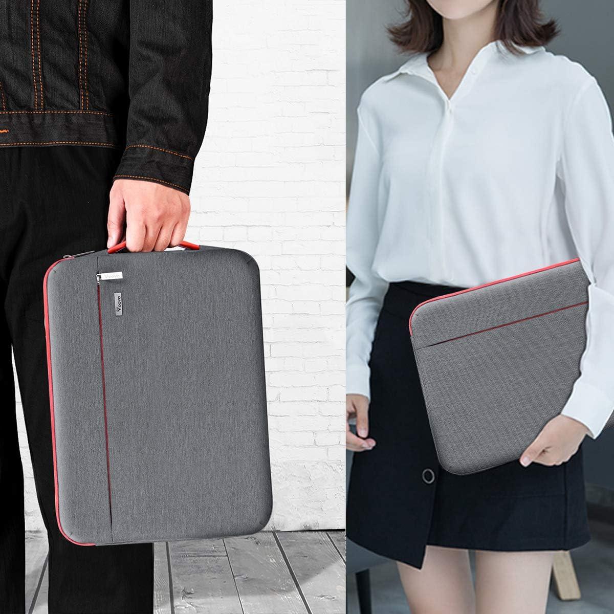 Funda para Laptop Voova 15.6" Gris Impermeable Slim 360°