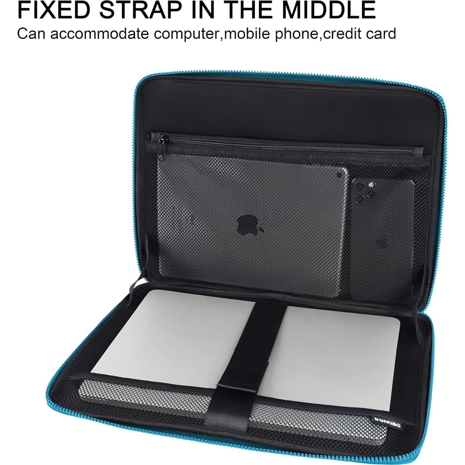 Funda para Laptop DOMISO 17 Pulgadas Impermeable Azul