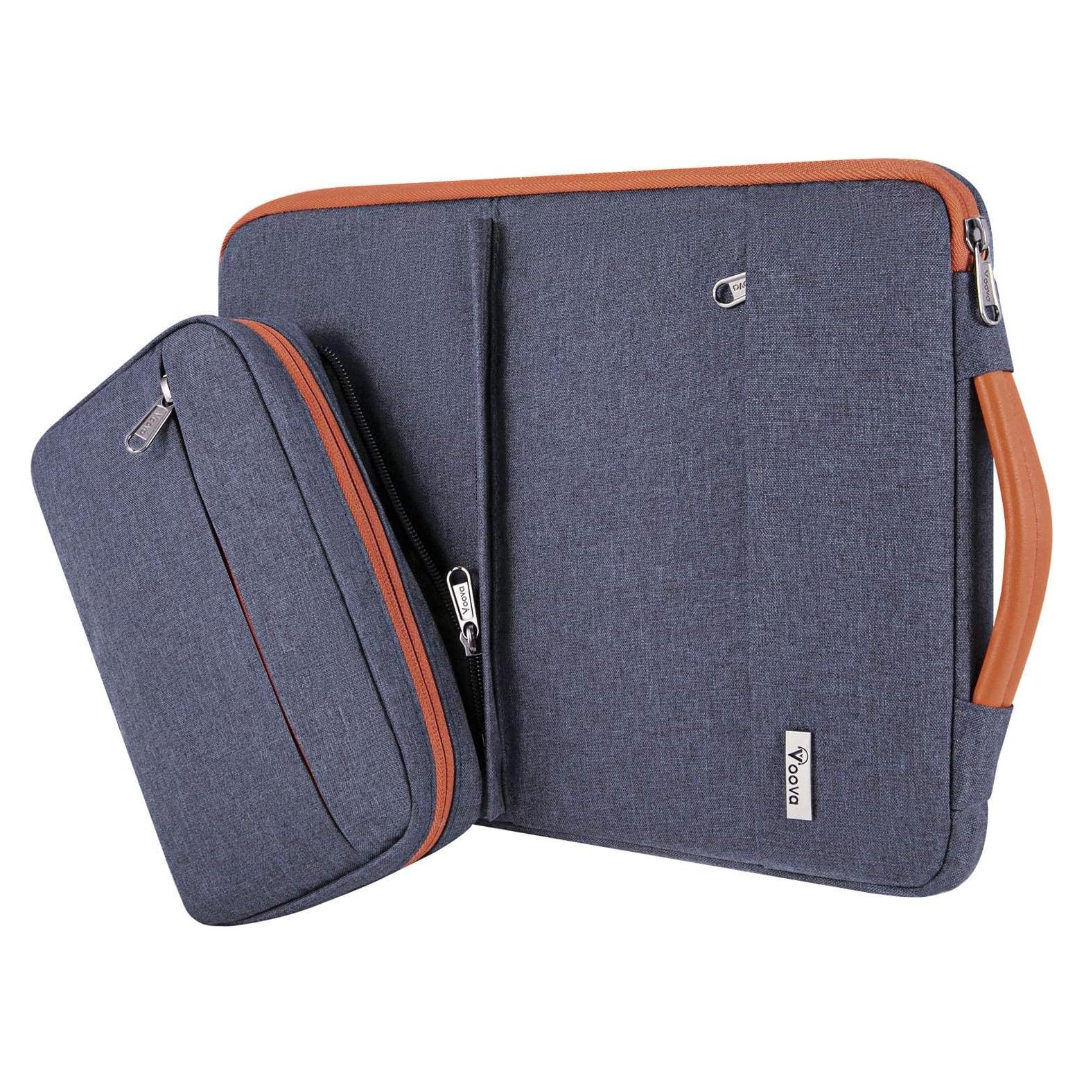 Funda para Laptop Voova 15.6" Gris Oscuro Impermeable 2 en 1