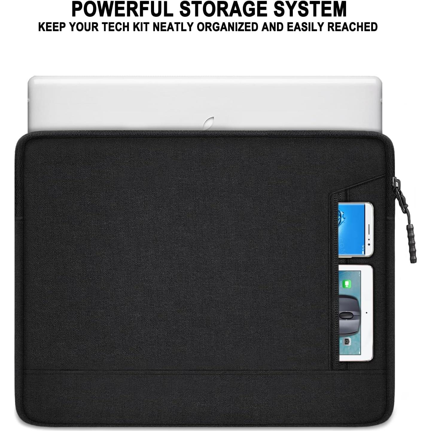 Funda para Laptop TEDNETGO 15.6" Impermeable Negra