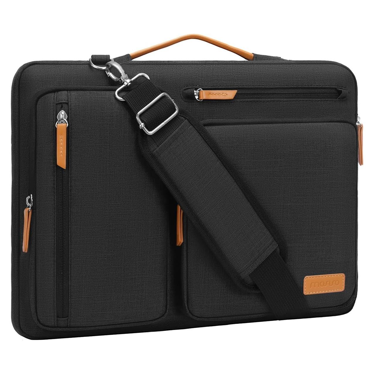 Bolsa Protectora para Laptop MOSISO 16" Negra con Bandolera