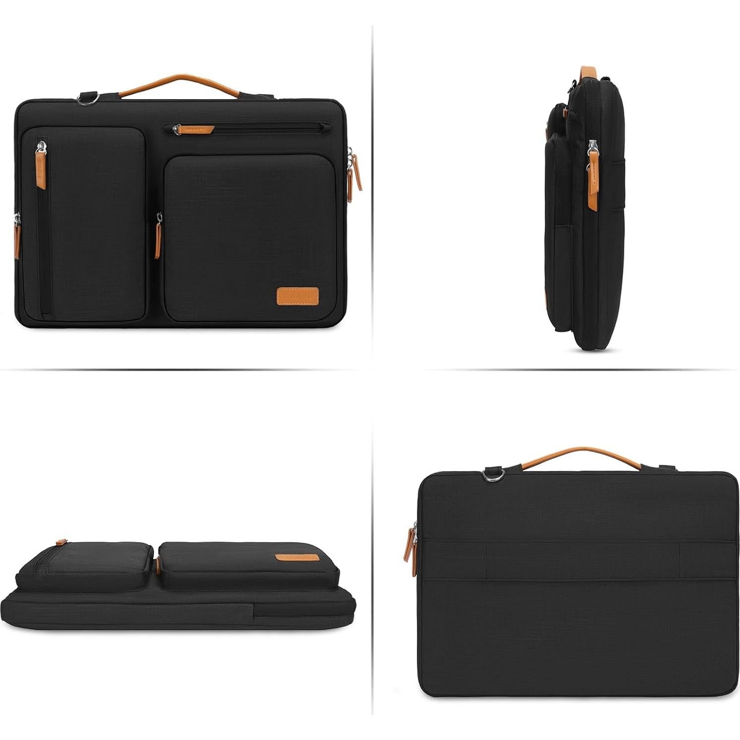 Bolsa Protectora para Laptop MOSISO 16" Negra con Bandolera