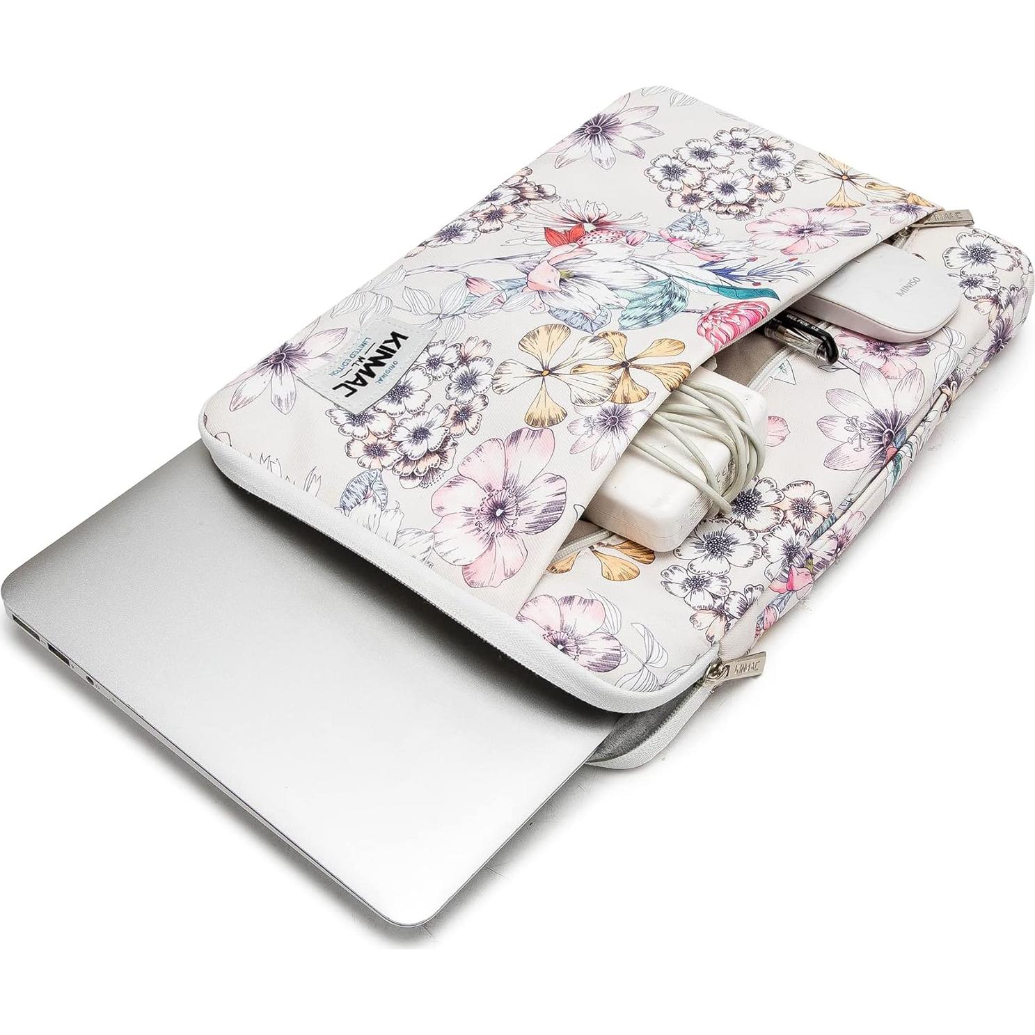 Funda Protectora Kinmac 360° para Laptop 15.6-16" Floral