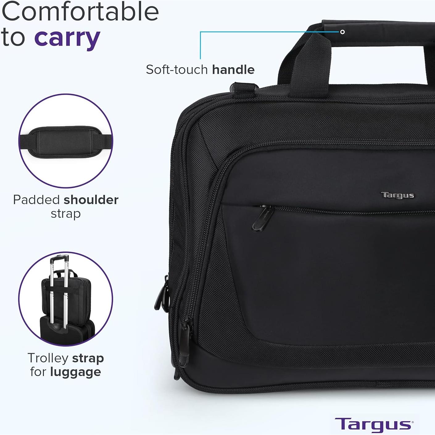 Maletín Targus CityLite para Laptop 15.6" Negro