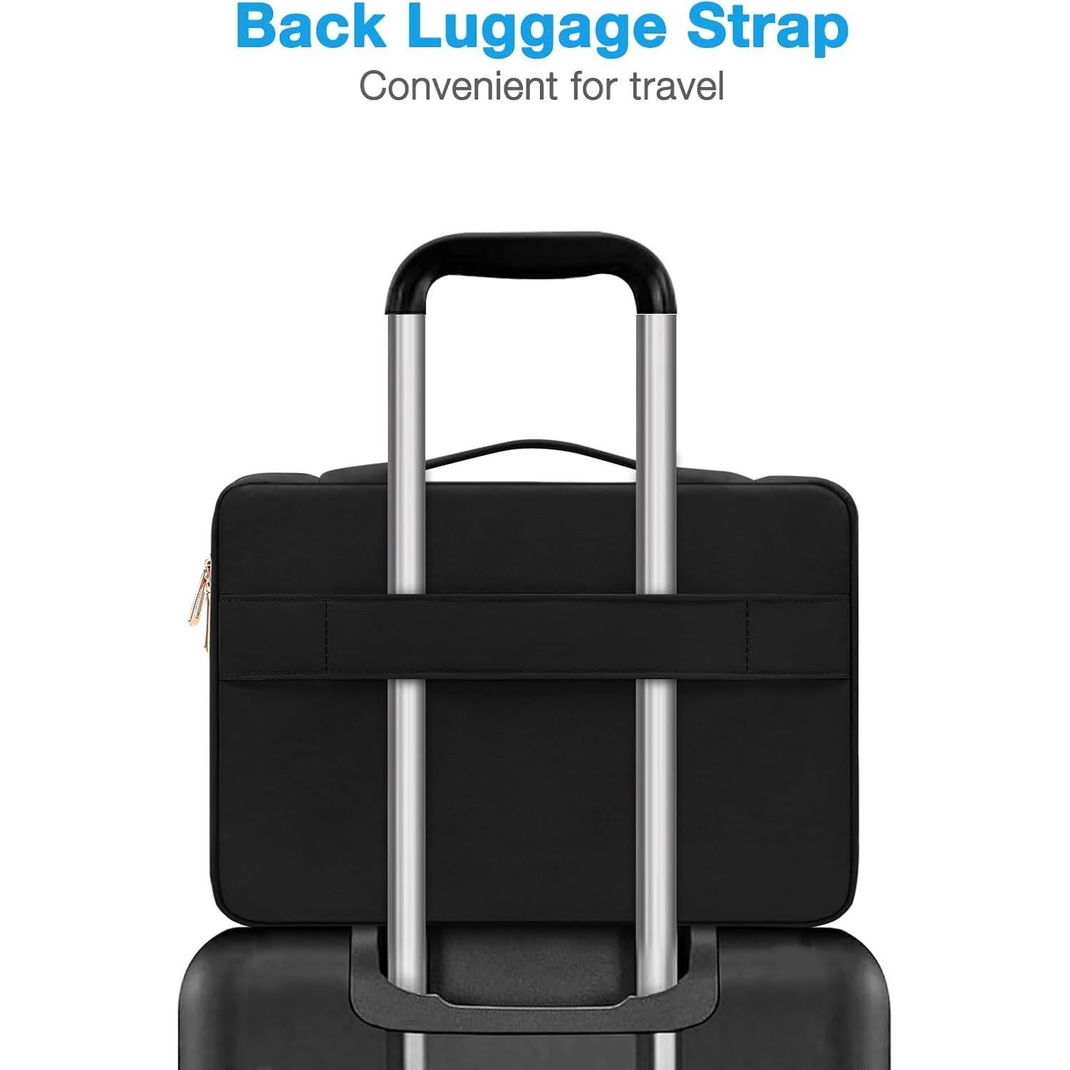 Funda Protectora para Laptop MOSISO 13.3" Negra Acolchada