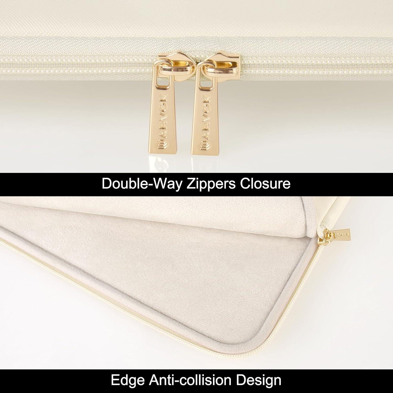 Funda para Laptop ARVOK 15"-16" Impermeable Blanca