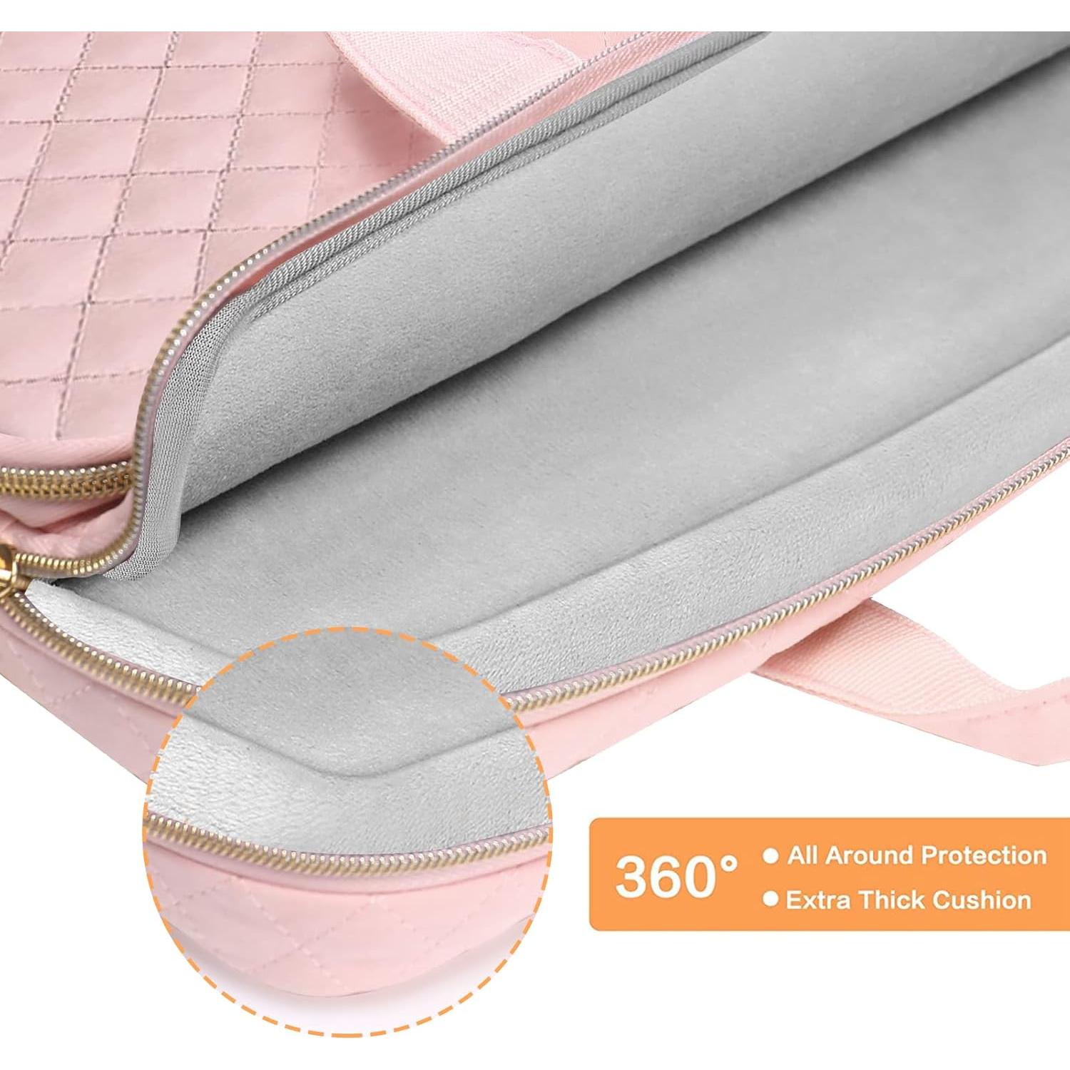 Funda Protectora MOSISO para Laptop 13.3" Rosa Tiza
