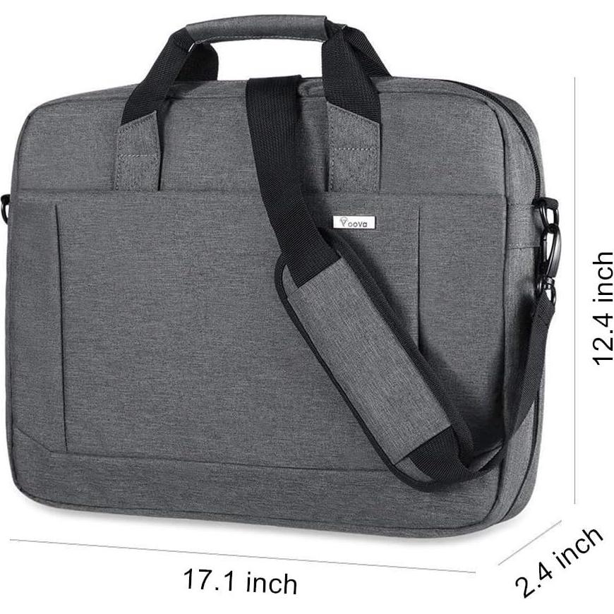 Bolsa para Laptop Voova 15.6" Gris Impermeable Expandible