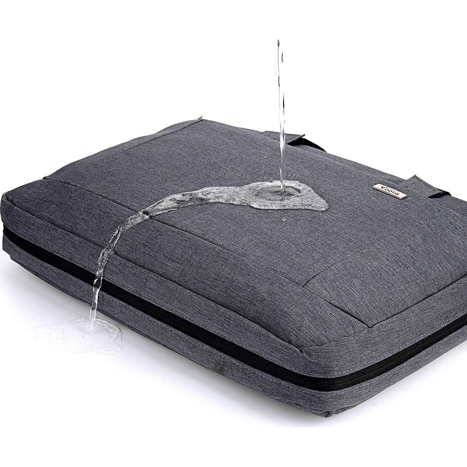 Bolsa para Laptop Voova 15.6" Gris Impermeable Expandible