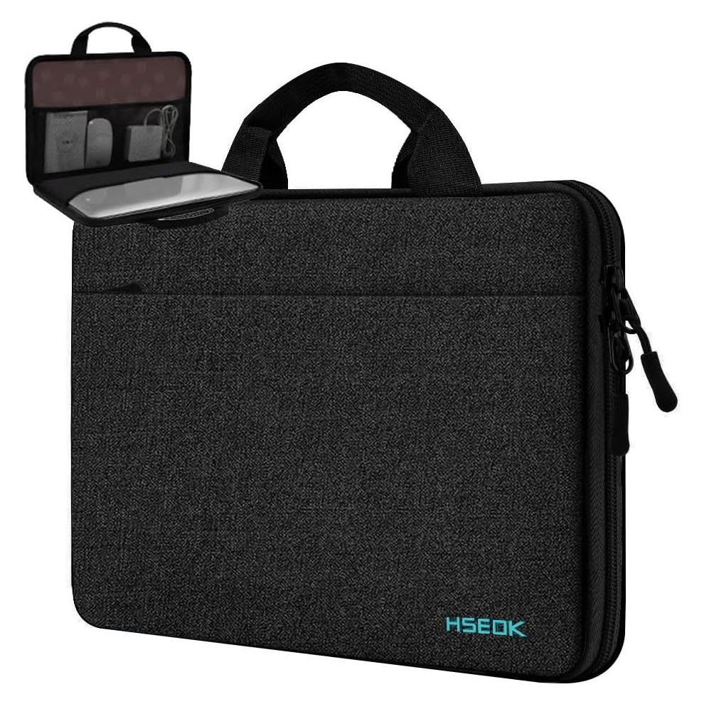 Funda para Laptop Hseok 13-14" Negra, Compatible MacBook Pro