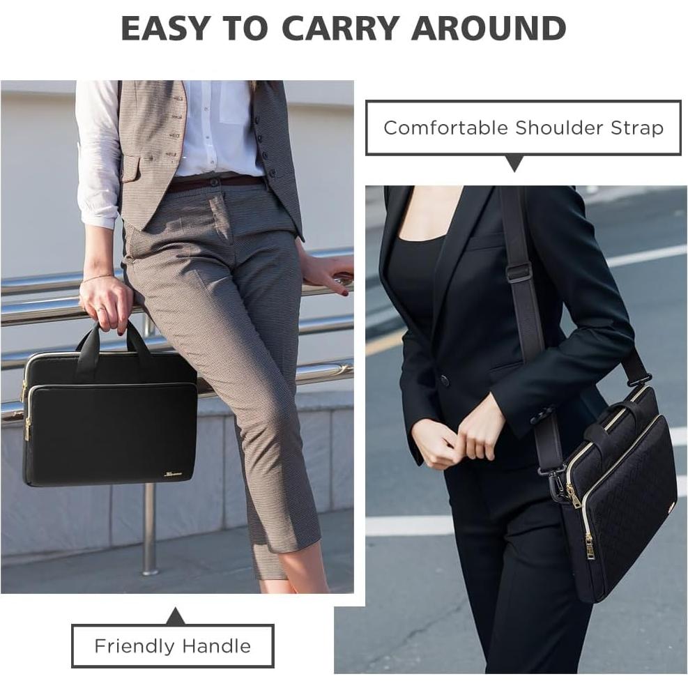 Funda para Laptop KIZUNA 13-13.3" Negro Acolchada