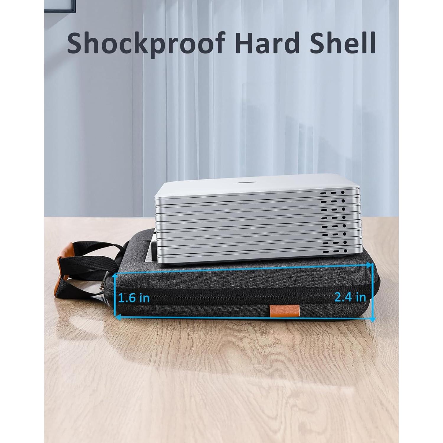 Funda Dura para Laptop 14 Pulgadas Nauttxon - A Prueba de Golpes y Agua