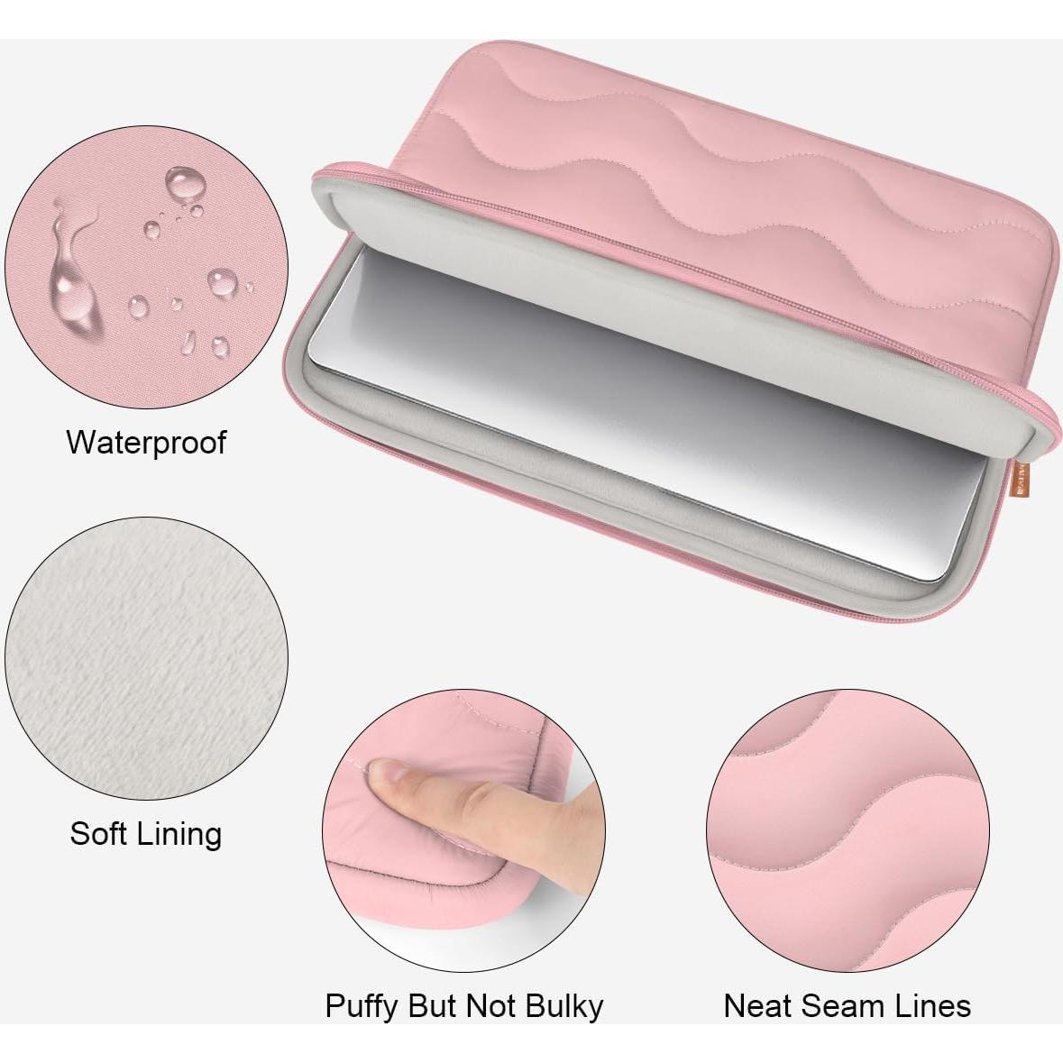 Funda Acolchada ARVOK Rosa para Laptop 15-16" Universal