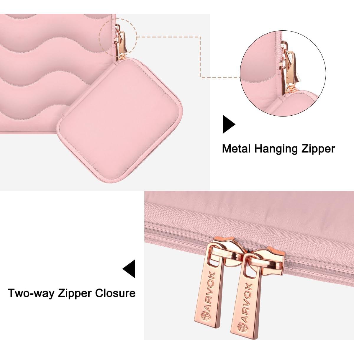 Funda Acolchada ARVOK Rosa para Laptop 15-16" Universal