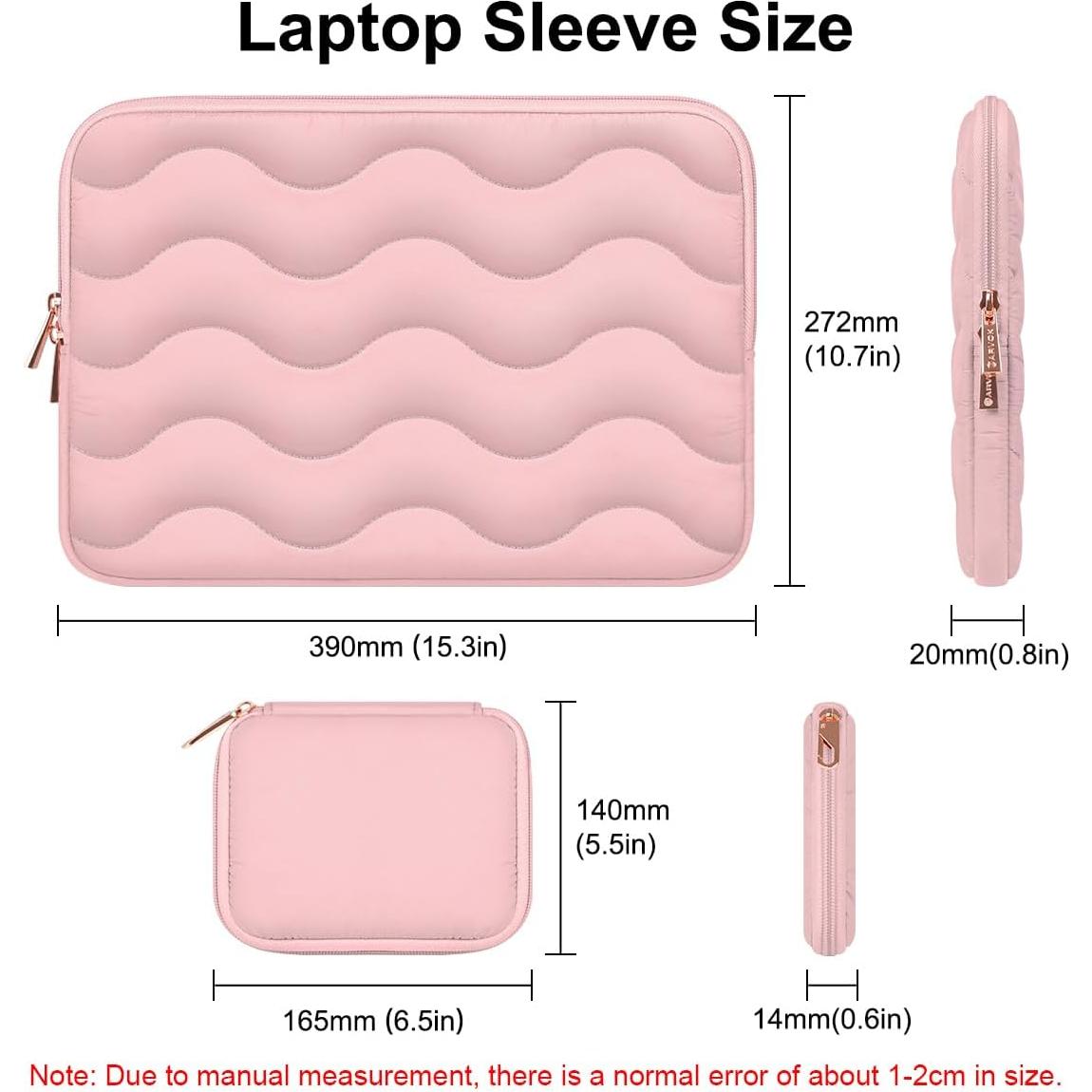Funda Acolchada ARVOK Rosa para Laptop 15-16" Universal
