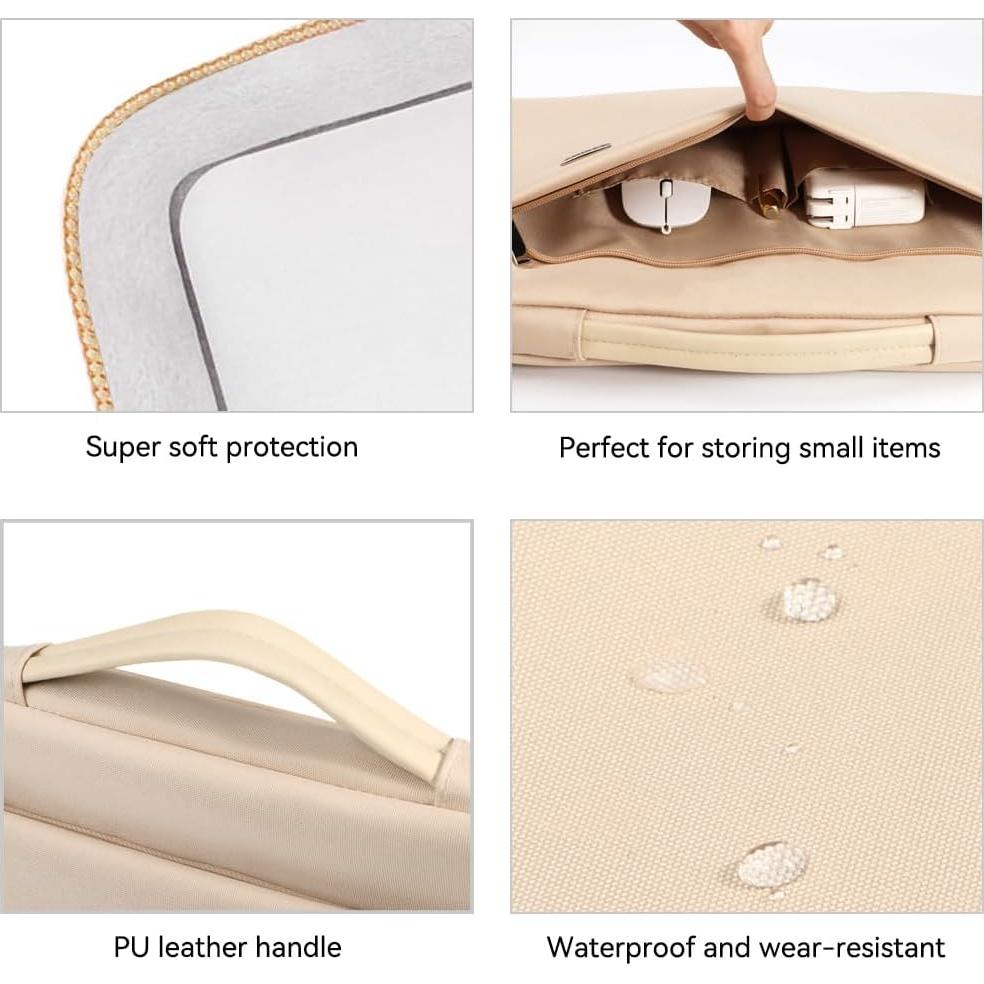 Funda para Laptop LANDICI 14-15" Impermeable Albaricoque