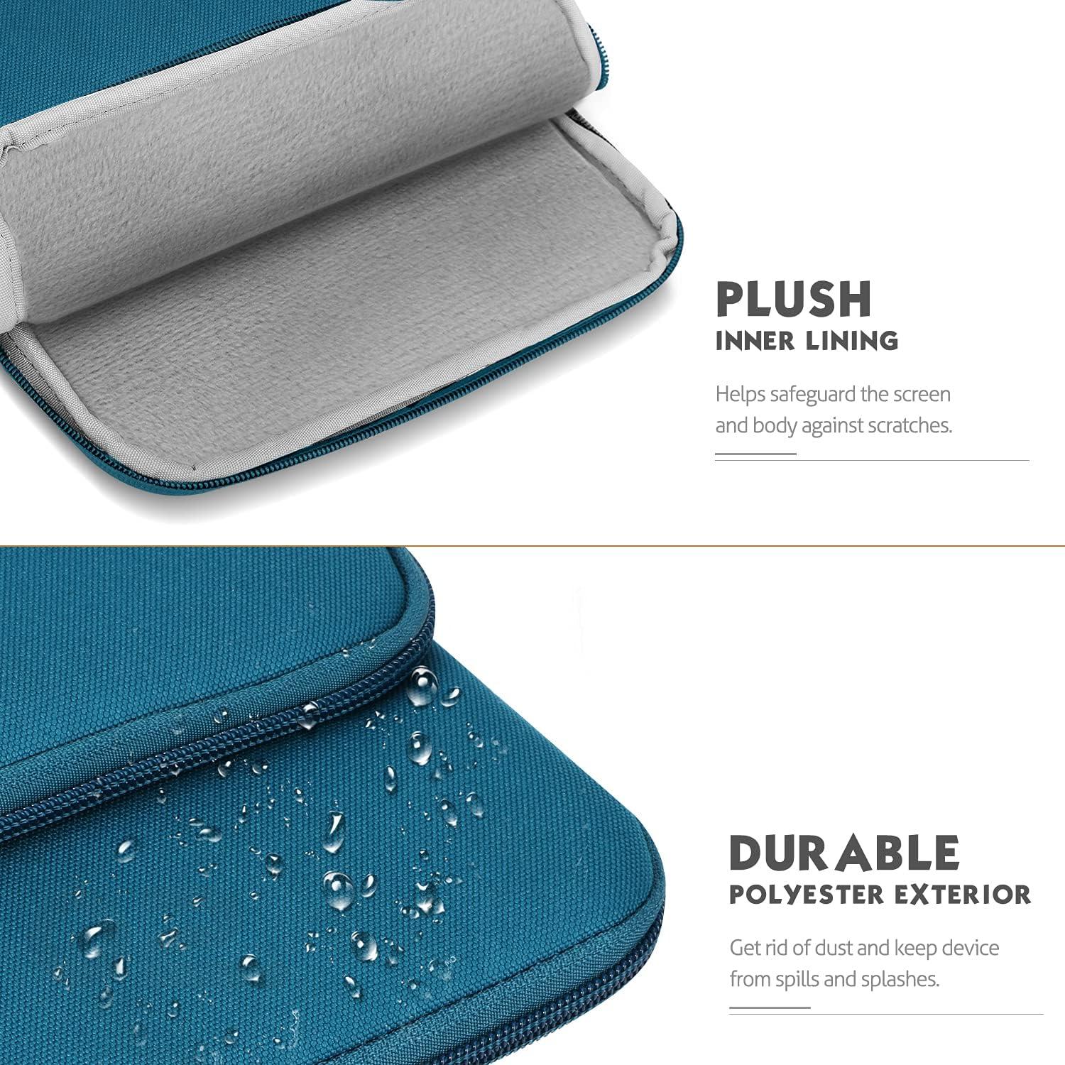 Funda para Laptop MoKo 13.3-14" Azul Pavo Impermeable