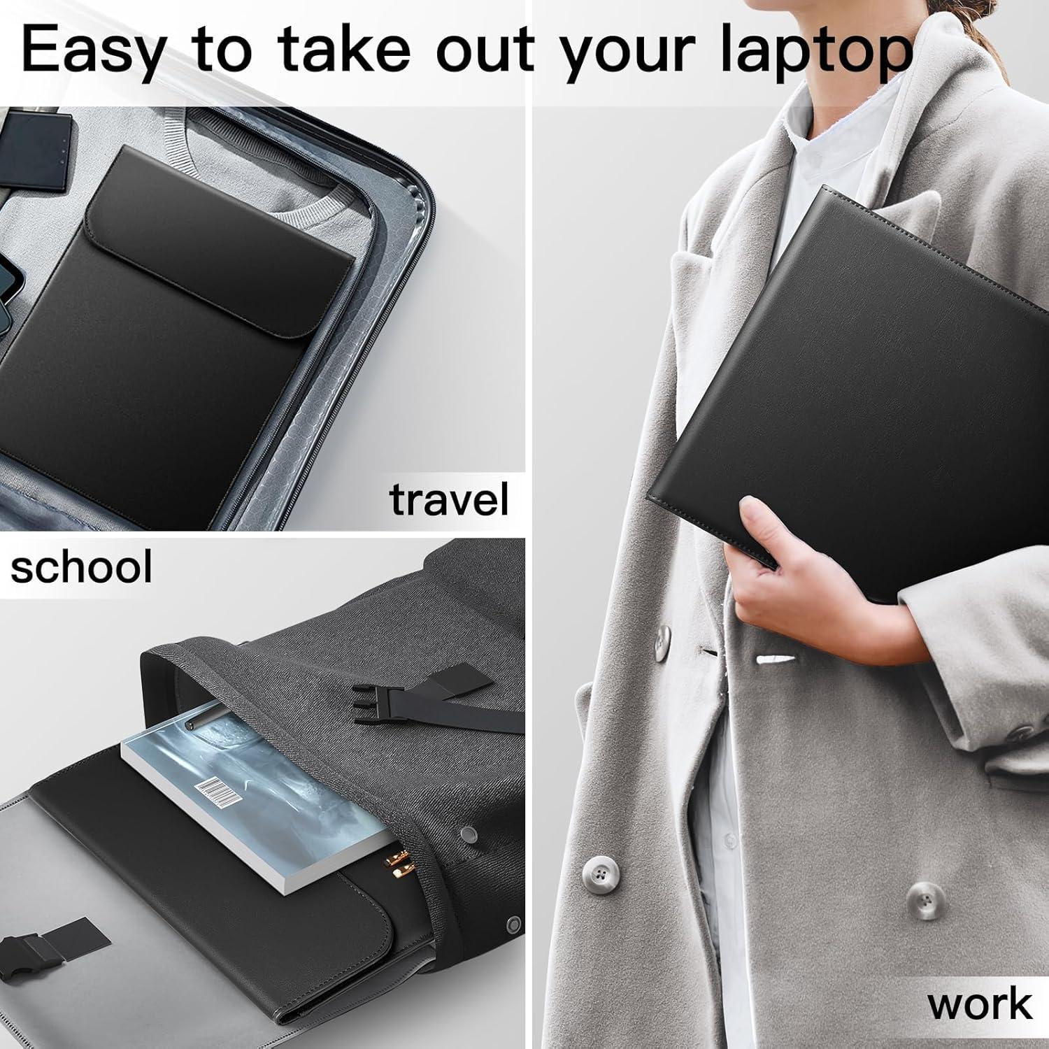 Funda delgada JETech para MacBook Pro 14" 2021-2024 Negro