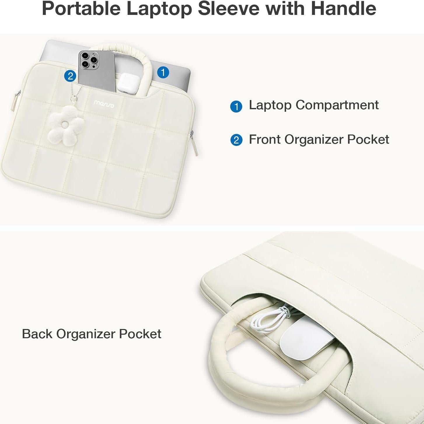 Funda Acolchada para Laptop MOSISO 13.3" Arena - Compatible MacBook