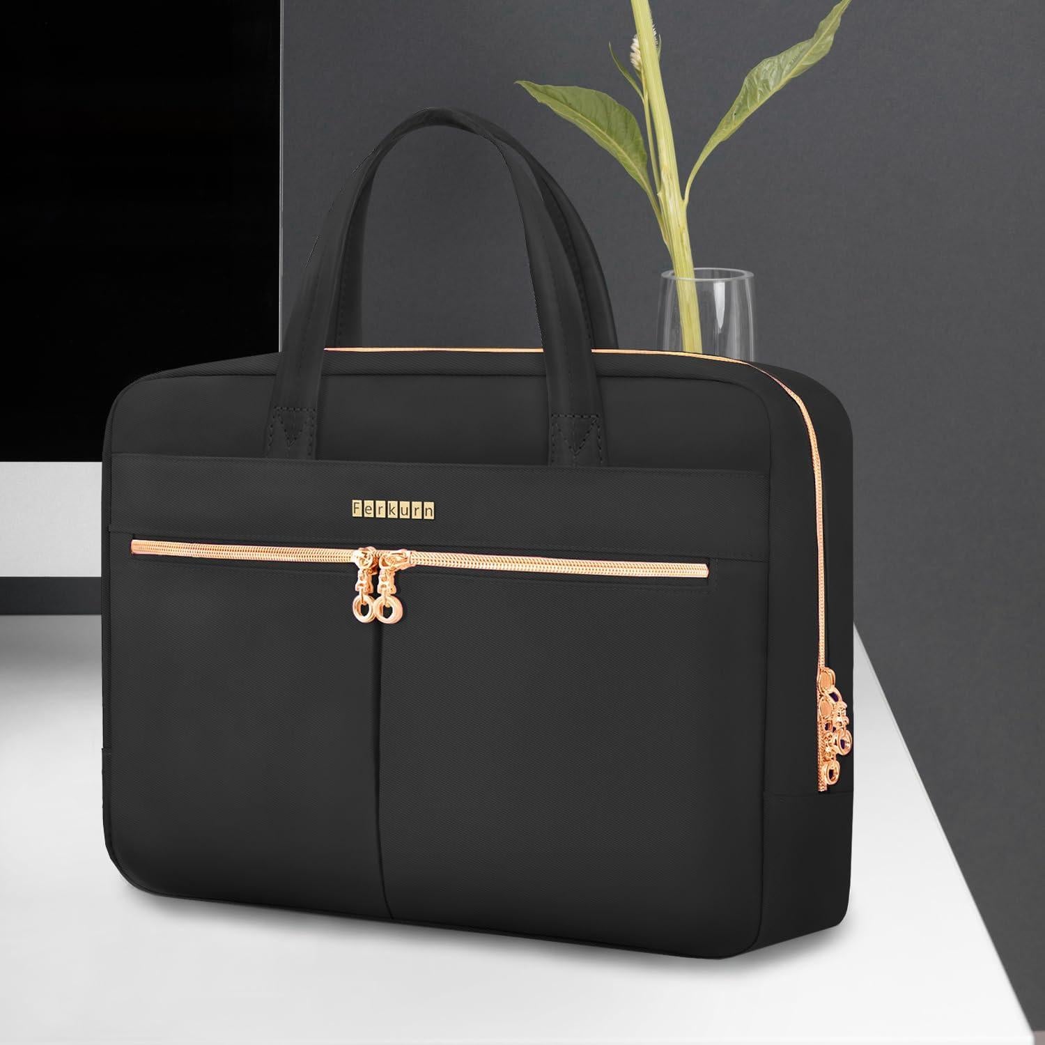 Bolsa para Laptop 15.6" Ferkurn Negra con Correa Desmontable