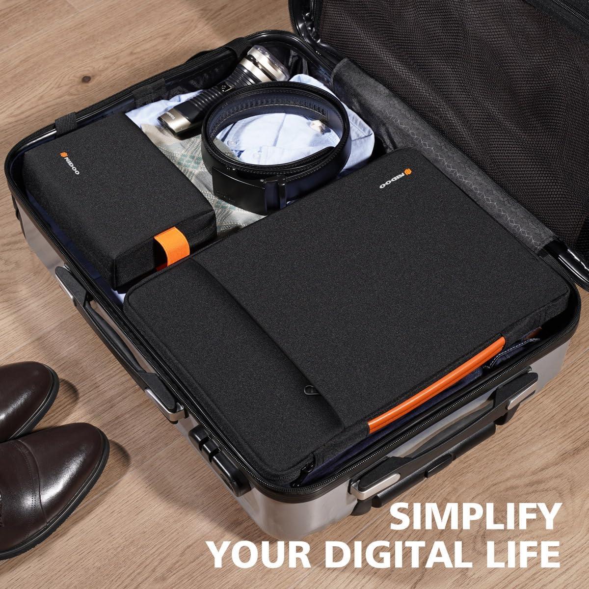 Funda para Portátil NIDOO 17.3" Resistente al Agua Negro