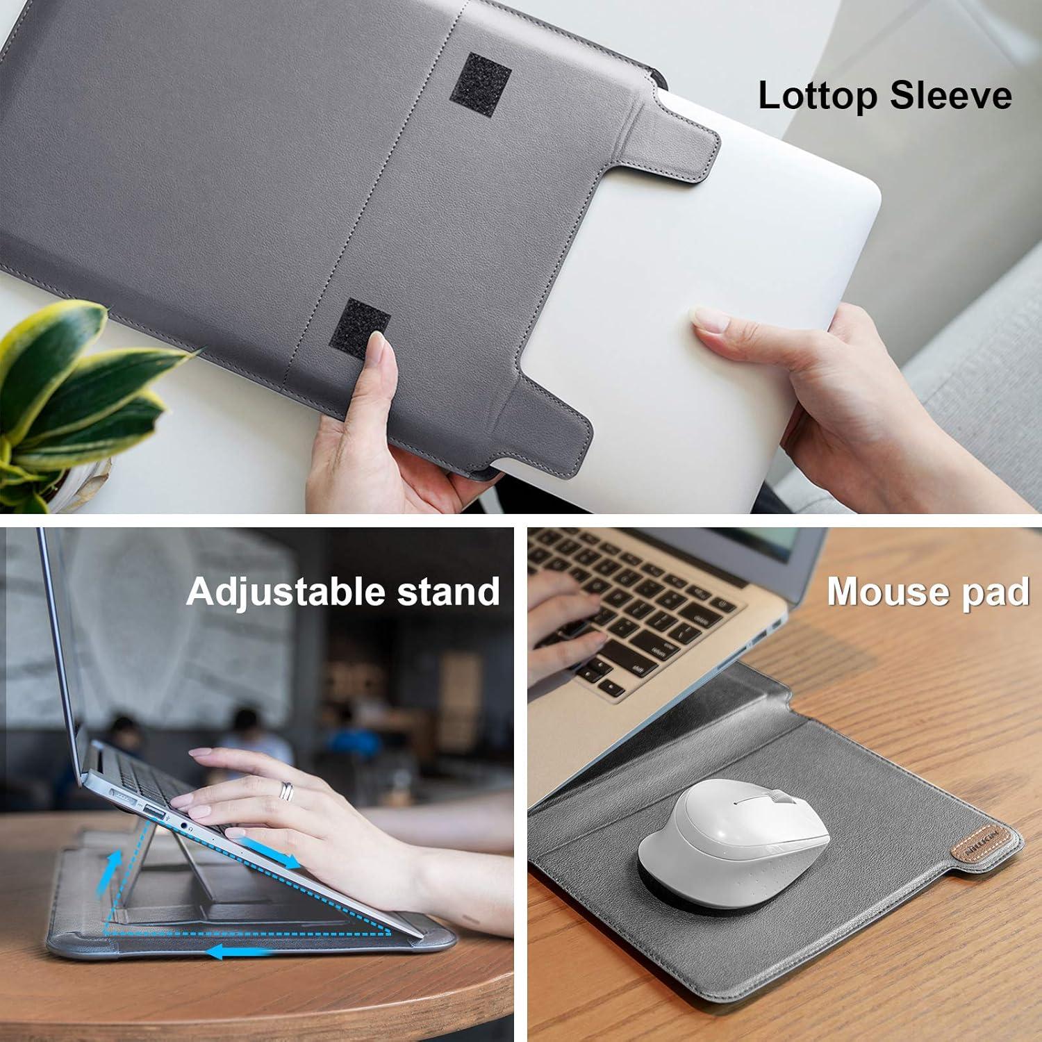 Funda para Laptop Nillkin Gris 3 en 1 para MacBook 13-14"