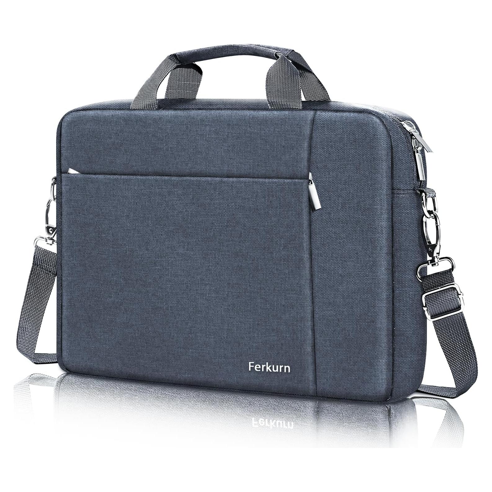 Funda para Laptop Ferkurn 15.6" Gris - Bolsa Unisex con Correa