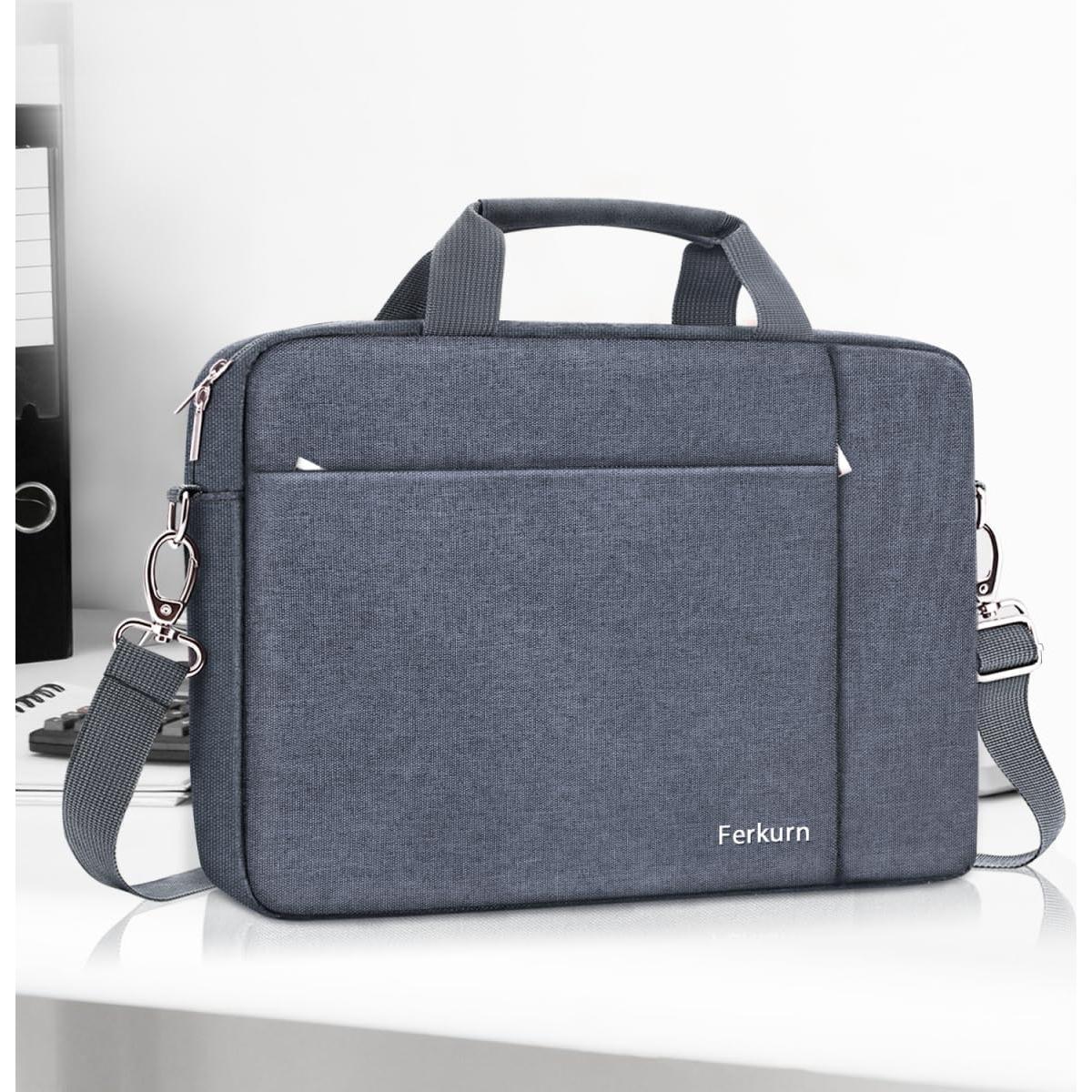Funda para Laptop Ferkurn 15.6" Gris - Bolsa Unisex con Correa