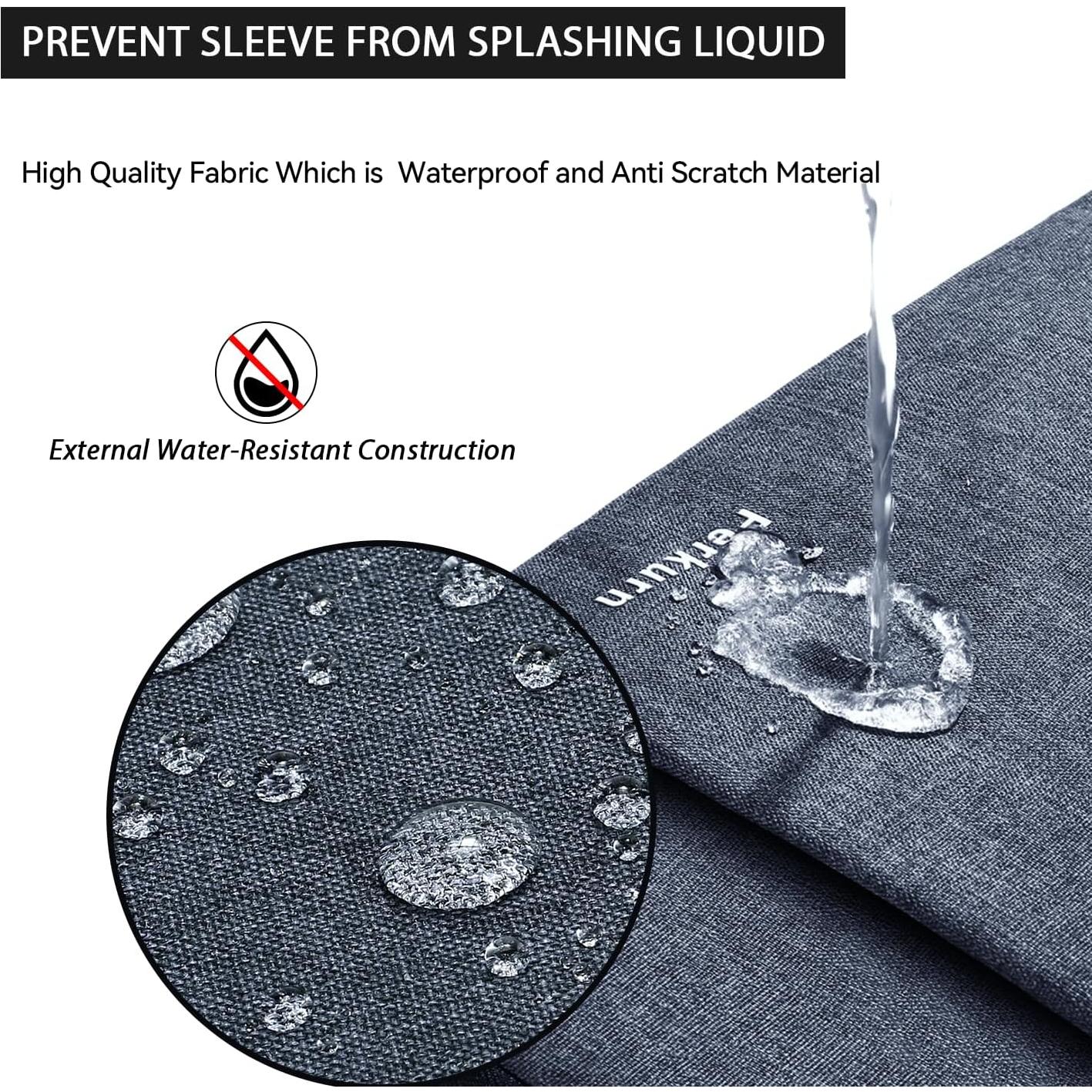 Funda para Laptop Ferkurn 15.6" Gris - Bolsa Unisex con Correa