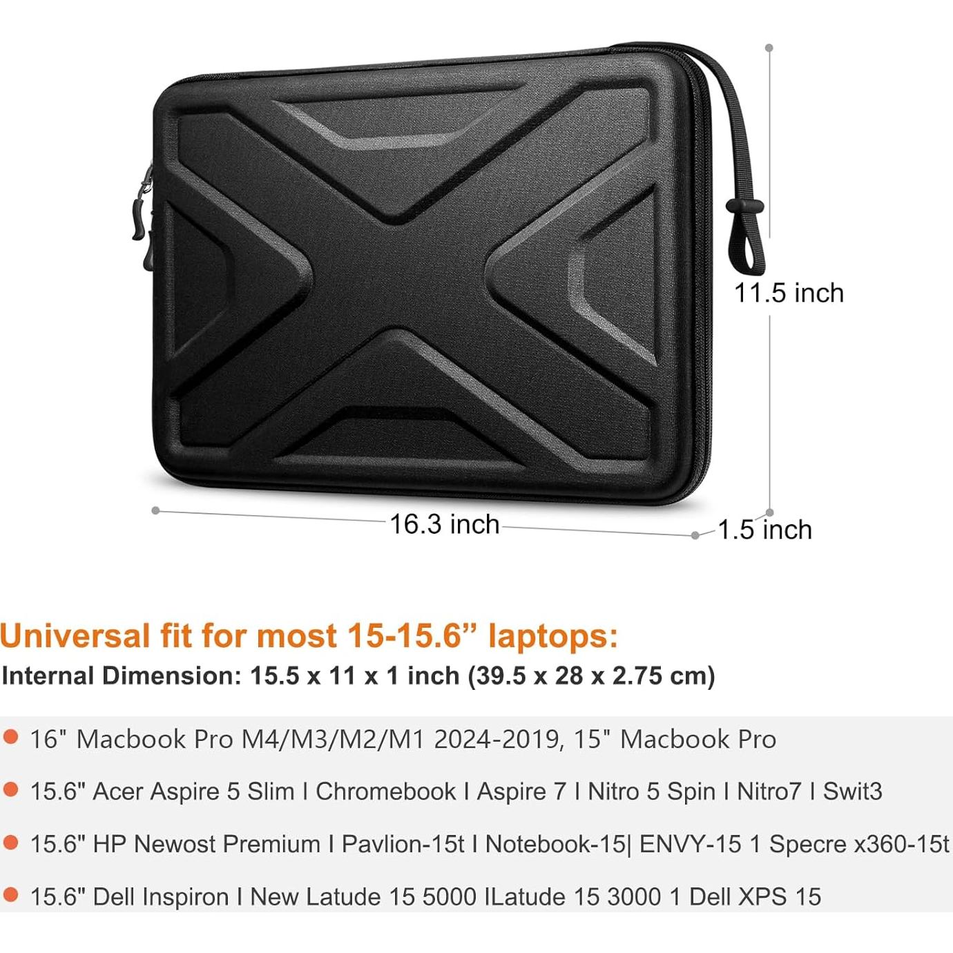 Funda Dura SITHON para Laptop 15.6" y MacBook Pro 16"