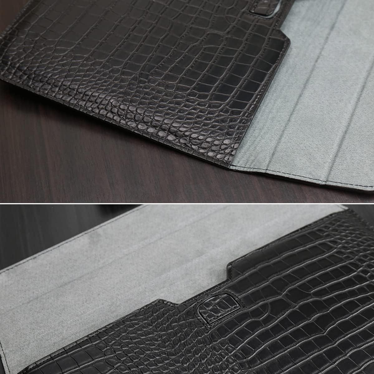 Funda de PU para Laptop 13.6" LCMOCICO Negra - Soporte y Protección