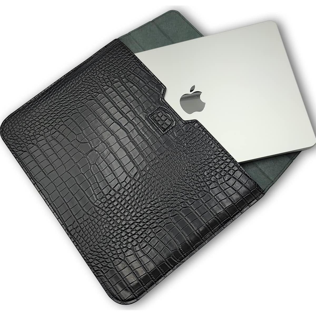 Funda de PU para Laptop 13.6" LCMOCICO Negra - Soporte y Protección