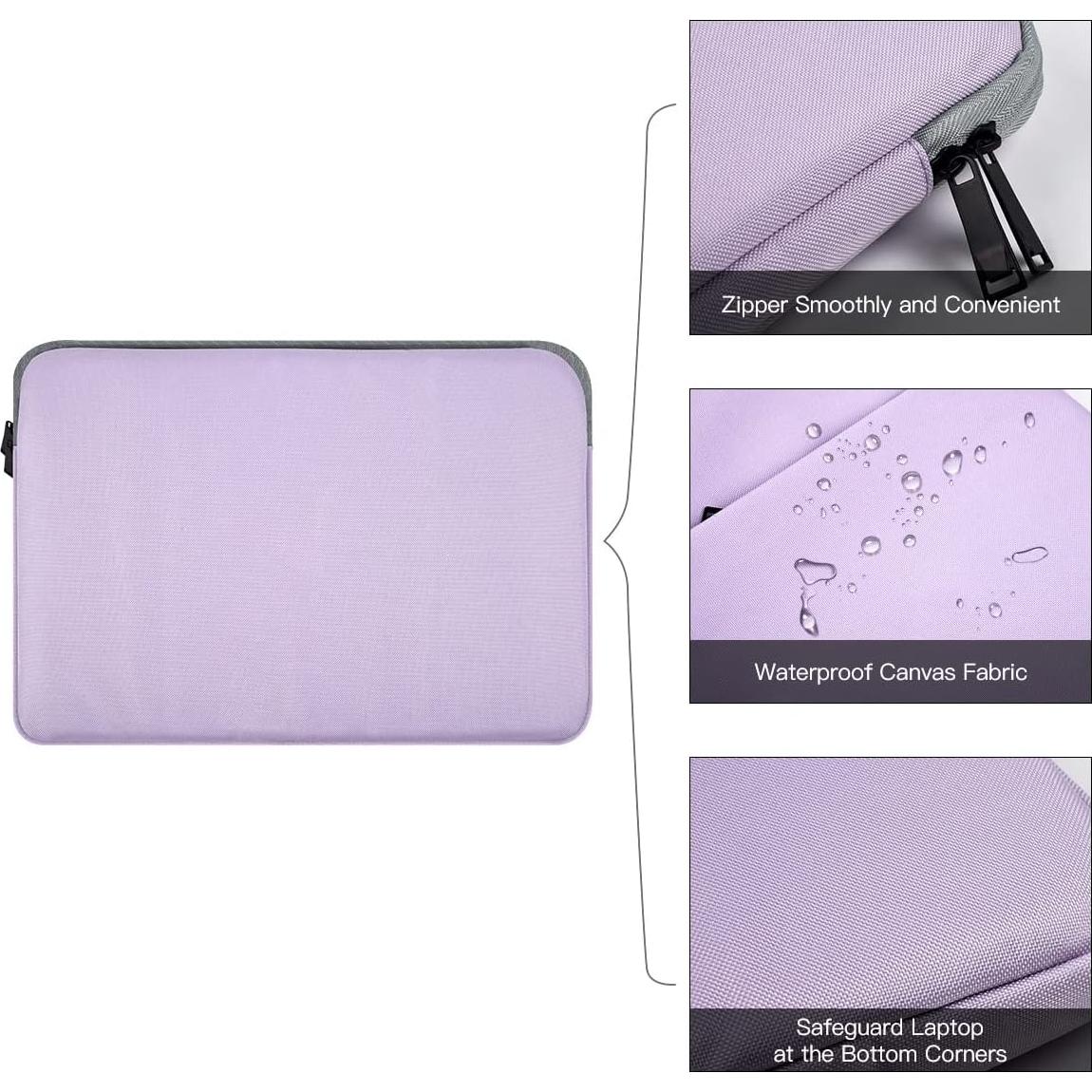 Funda para portátil 15.6" iKammo púrpura con estuche