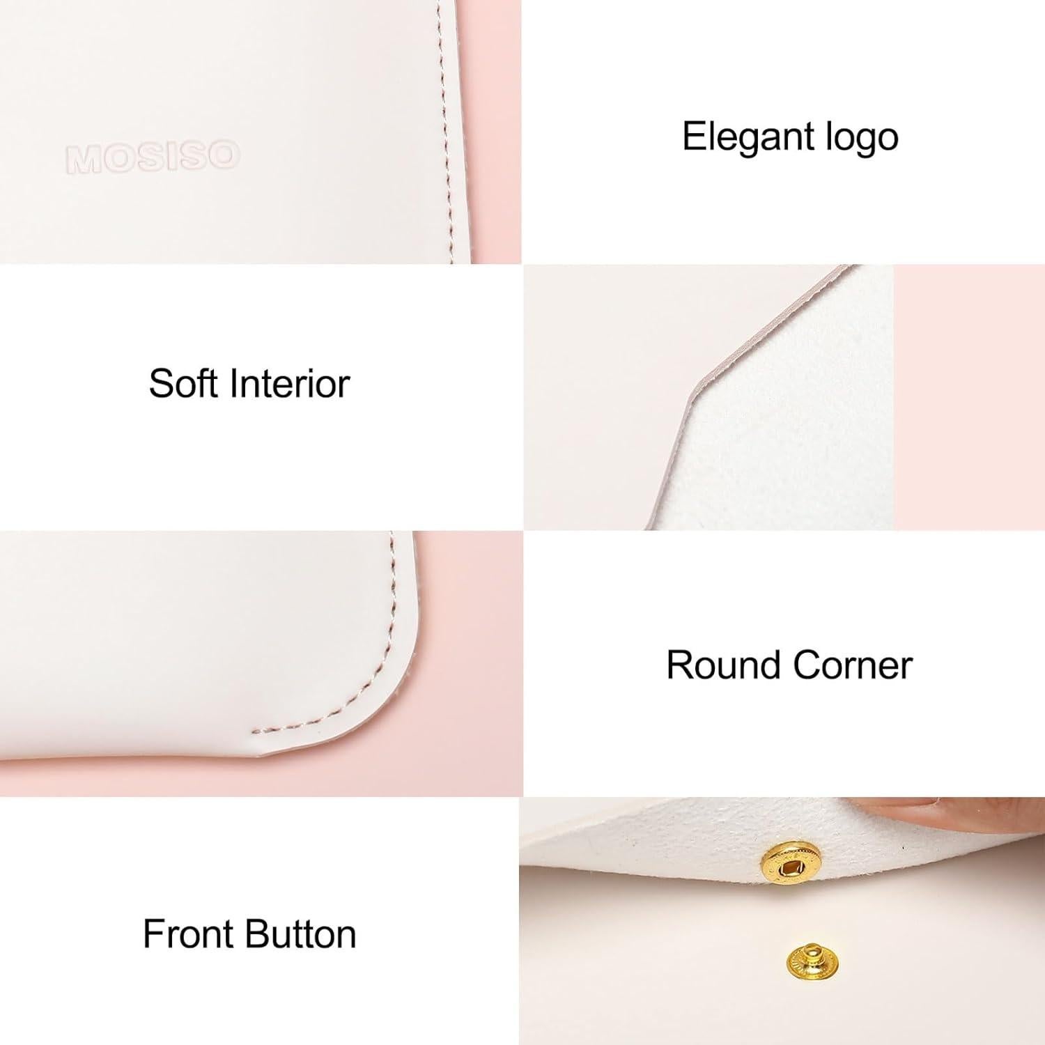 Funda para Laptop MOSISO Beige 13-14" con Alfombrilla y Organizador