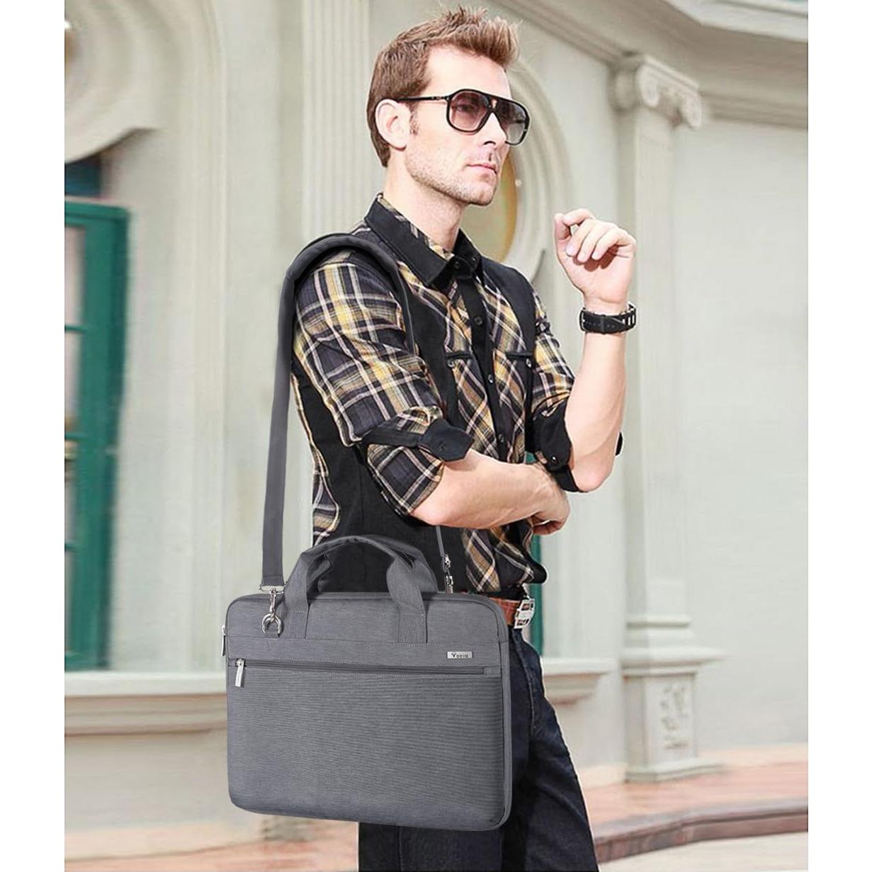 Bolsa para Laptop Voova 13-14 Pulgadas Gris, Funda Impermeable