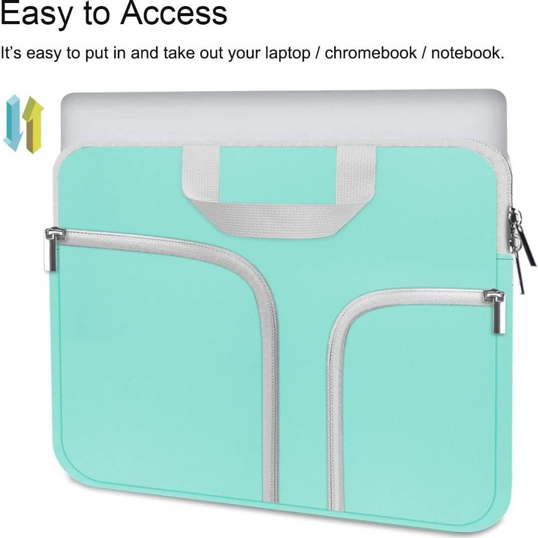 Funda para Laptop HESTECH 11.6" Neopreno Verde Menta