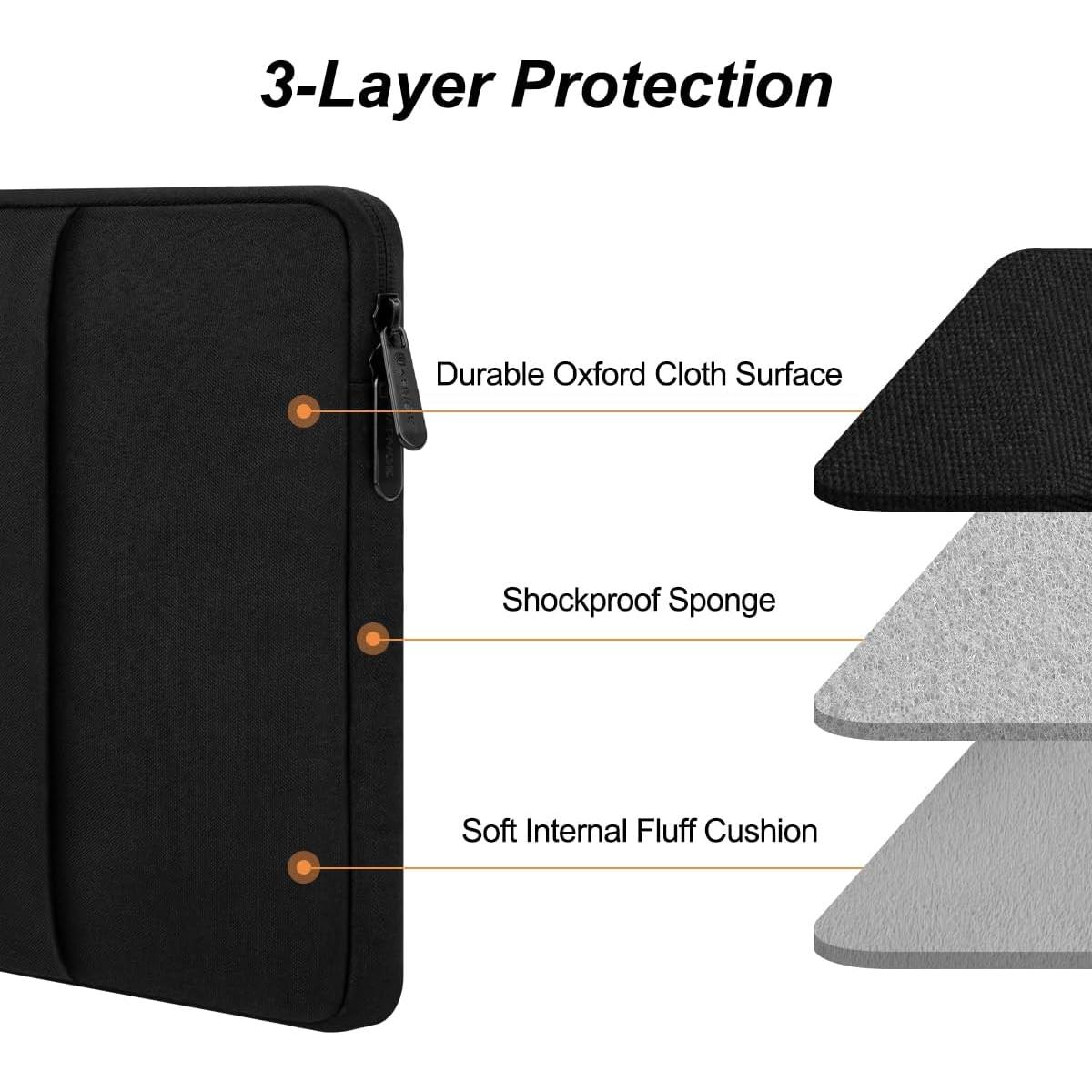 Funda para Laptop ARVOK 15-15.6" Resistente al Agua Negra