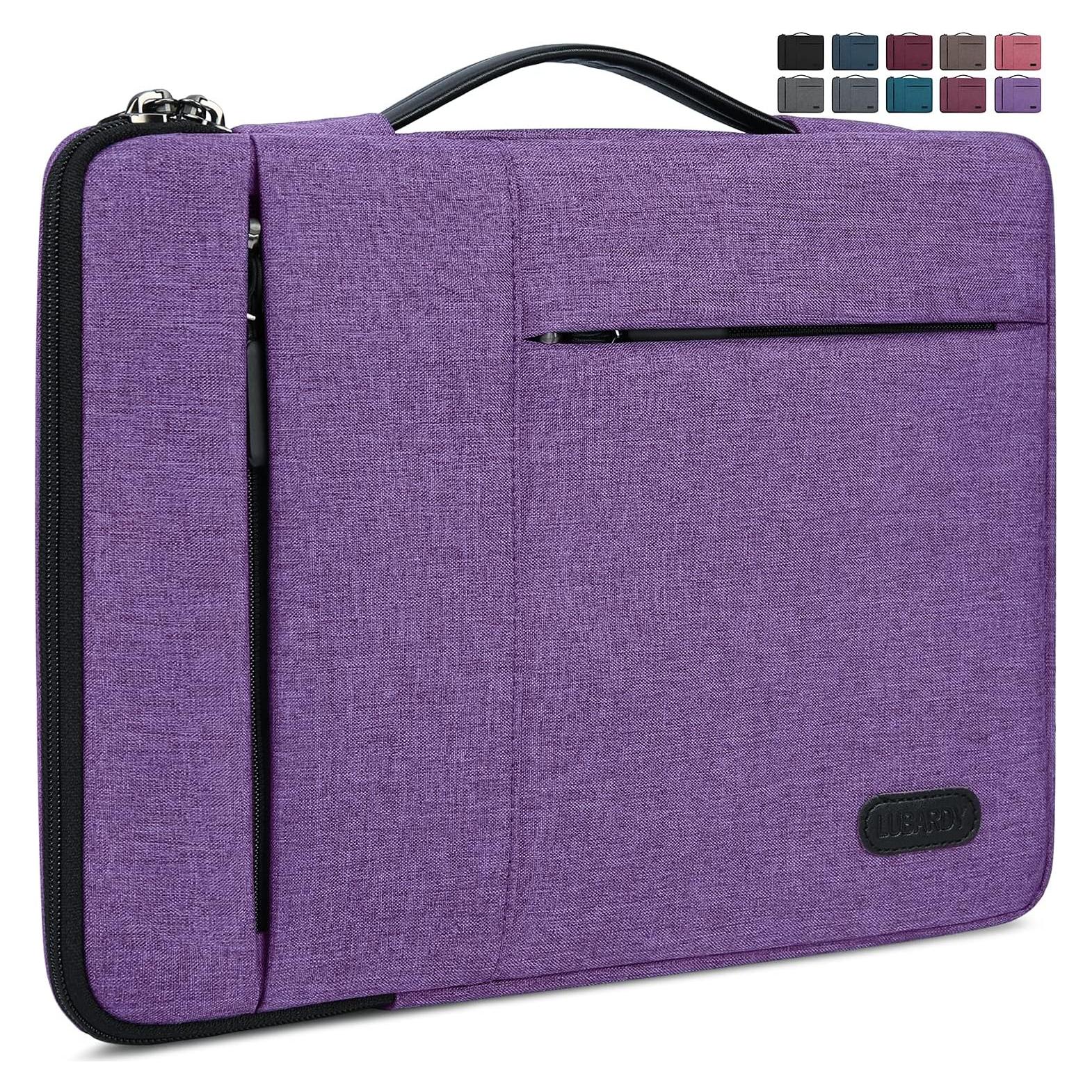 Funda para Laptop 13.3-14" Lubardy Morado Impermeable 360°