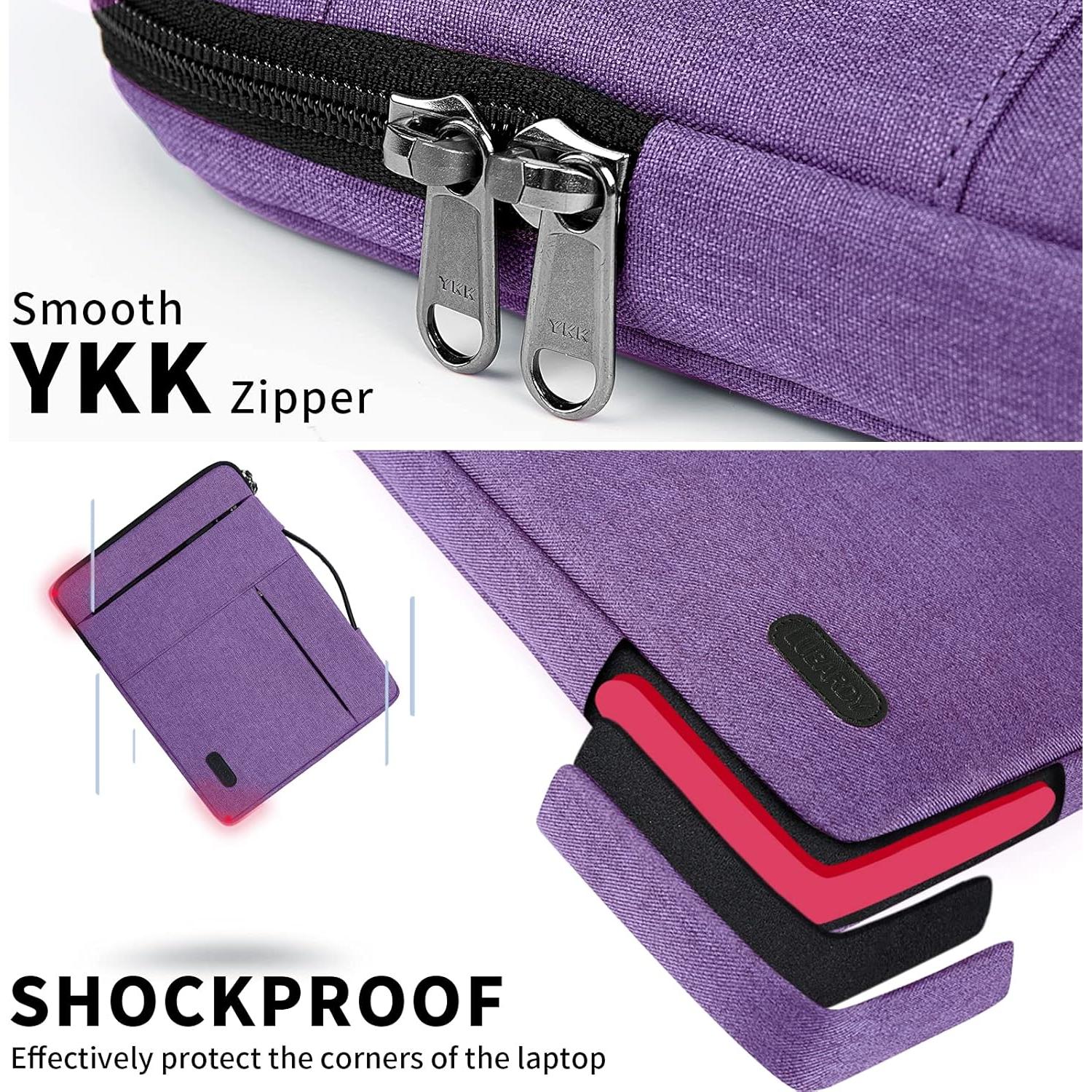 Funda para Laptop 13.3-14" Lubardy Morado Impermeable 360°
