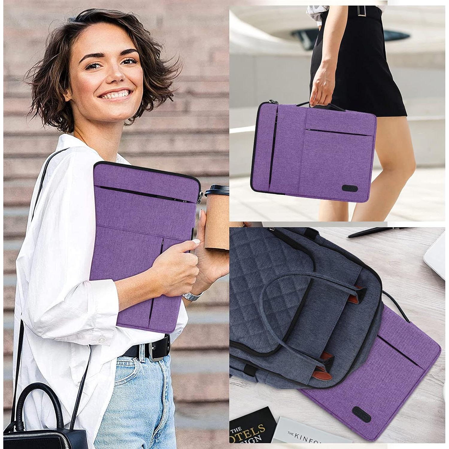 Funda para Laptop 13.3-14" Lubardy Morado Impermeable 360°