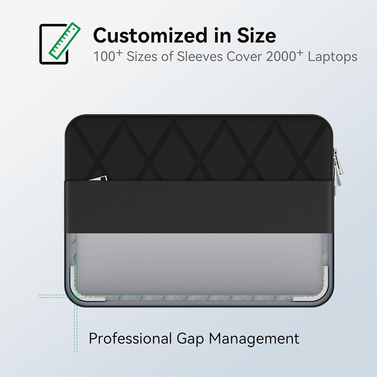 Funda para Laptop 15" Smatree E424 Negra con Protección Impactos