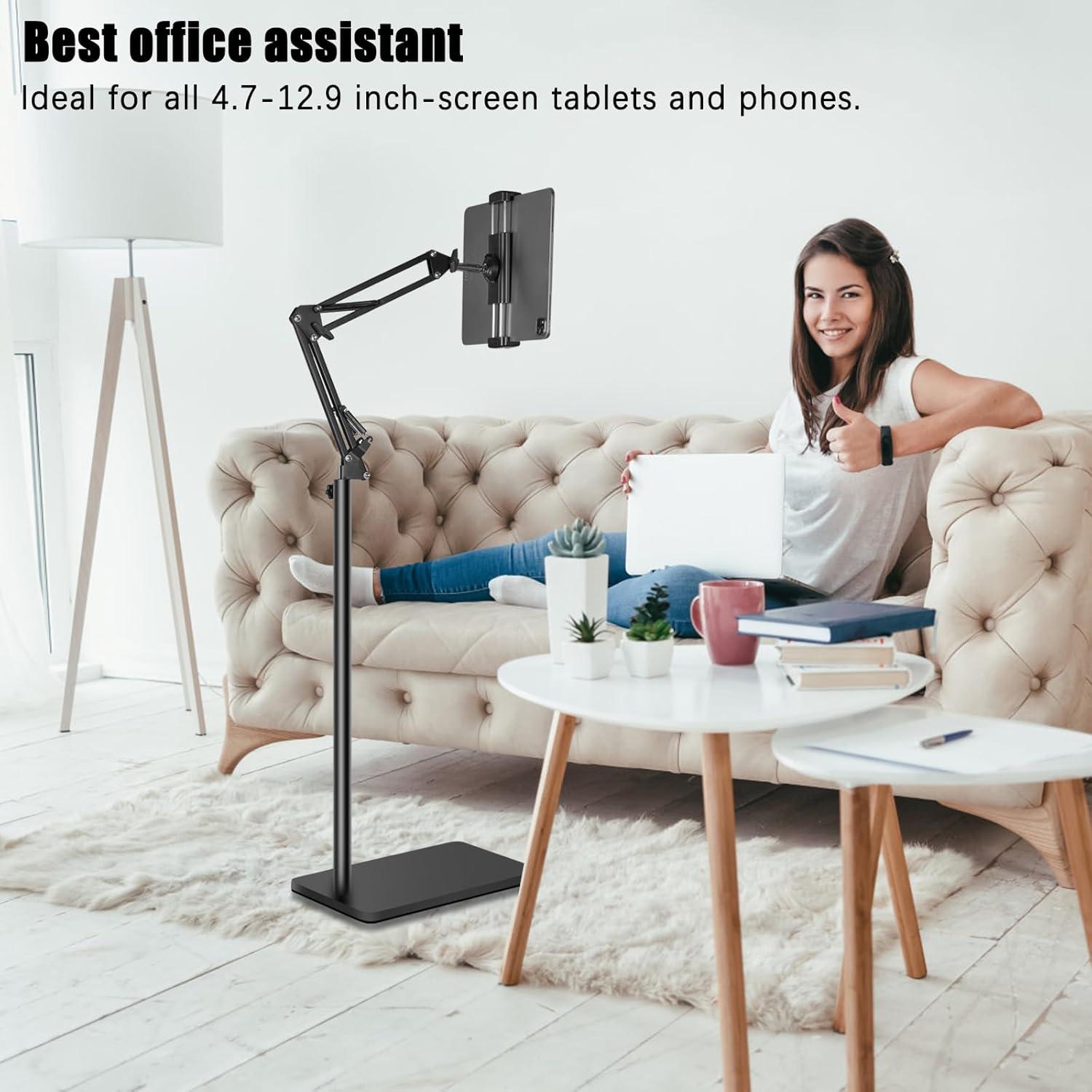 Soporte de Piso para Tableta Lucky Trip LD-098789 Ajustable